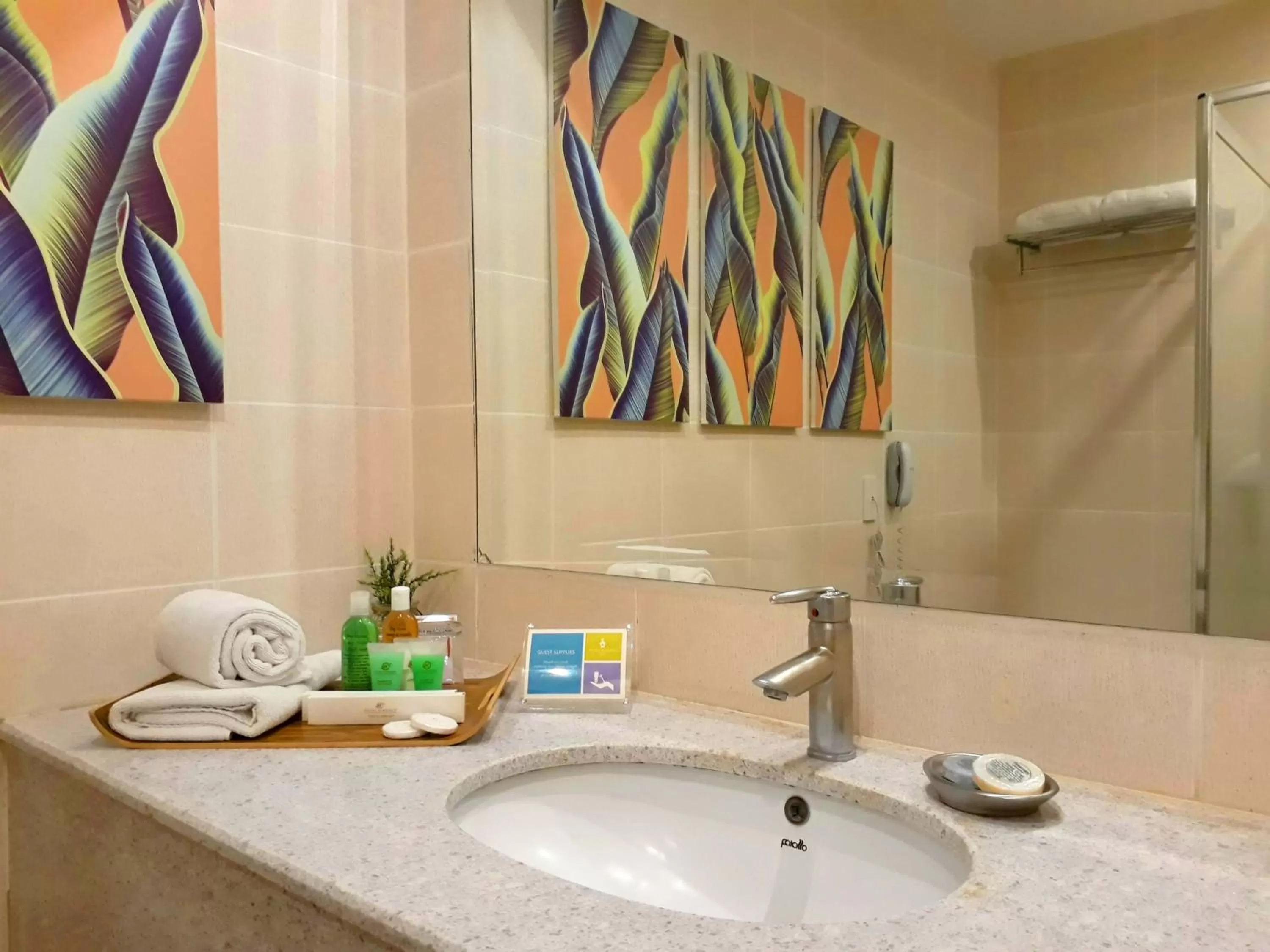 Shower in Hotel Kimberly Tagaytay