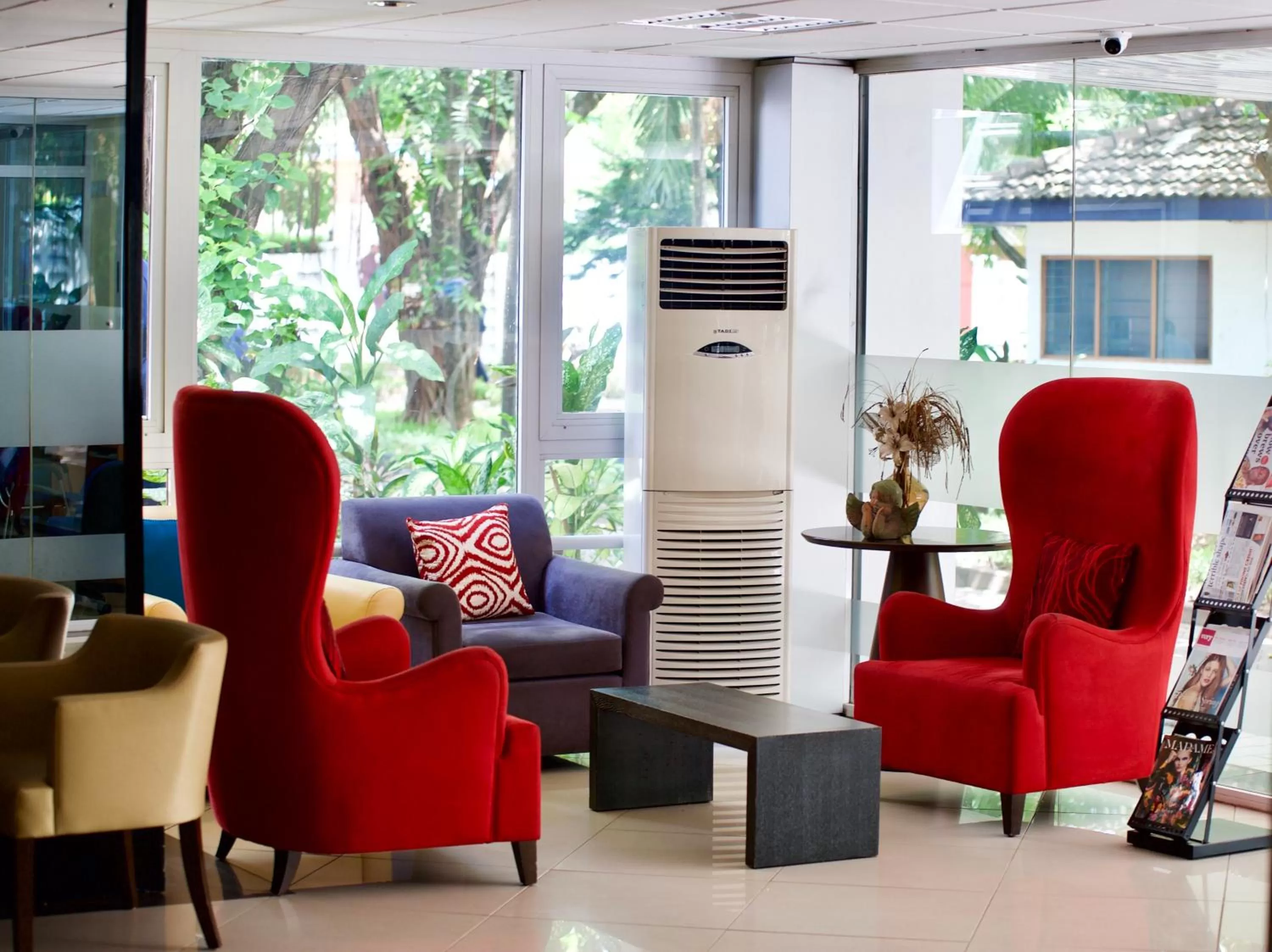 Lobby or reception in Airside Hotel