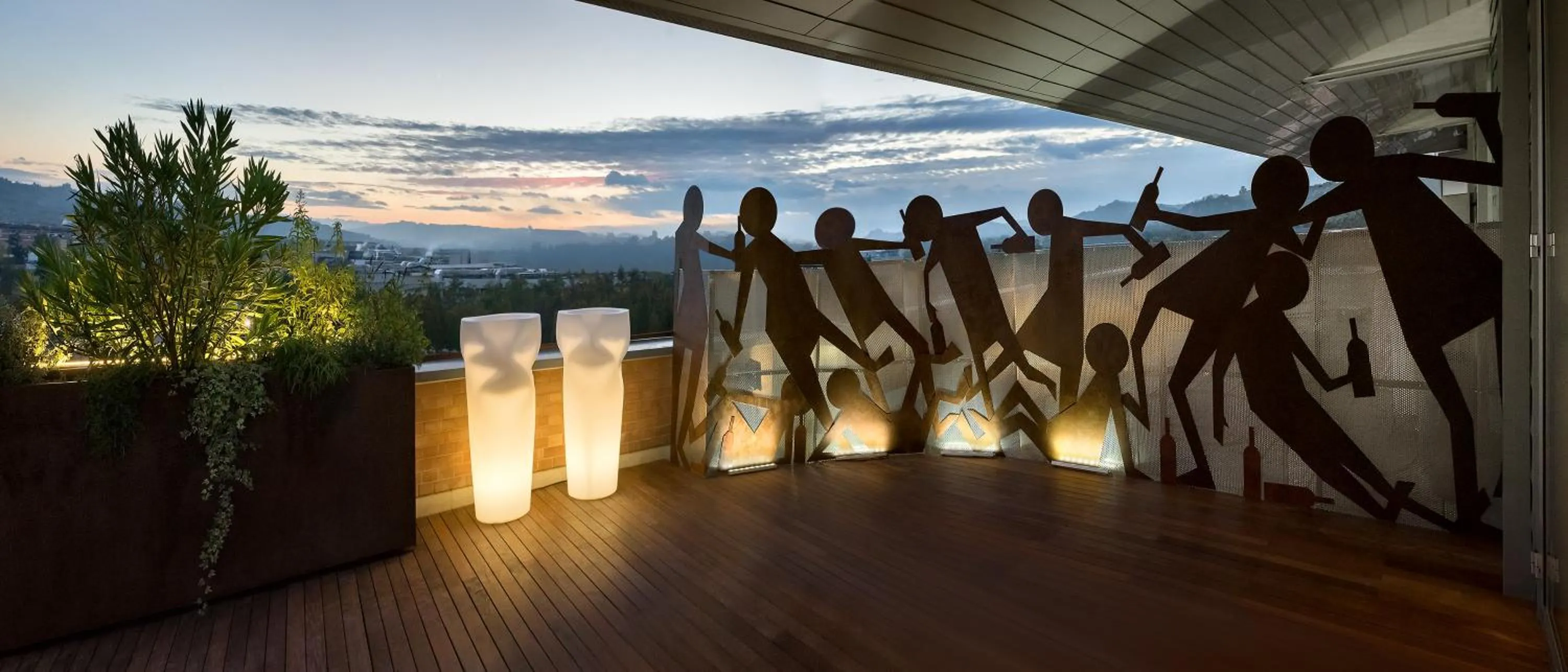Balcony/Terrace in Hotel Ristorante I Castelli