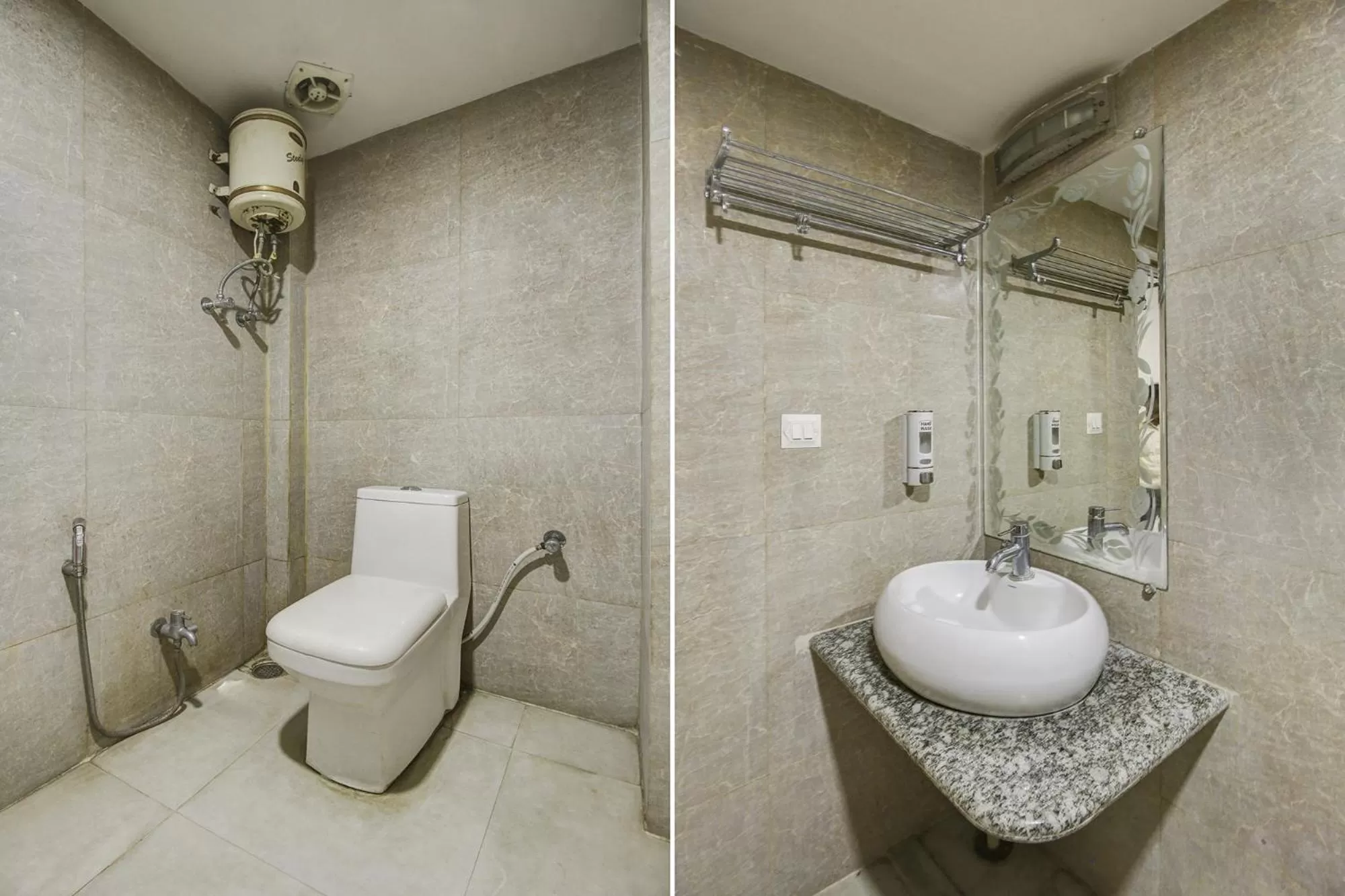 Bathroom in FabHotel CSFC Near Bhopal Railway Station