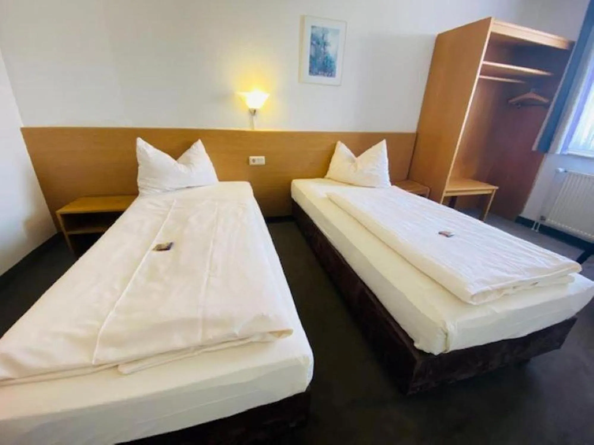 Staff, Bed in Hotel Christina