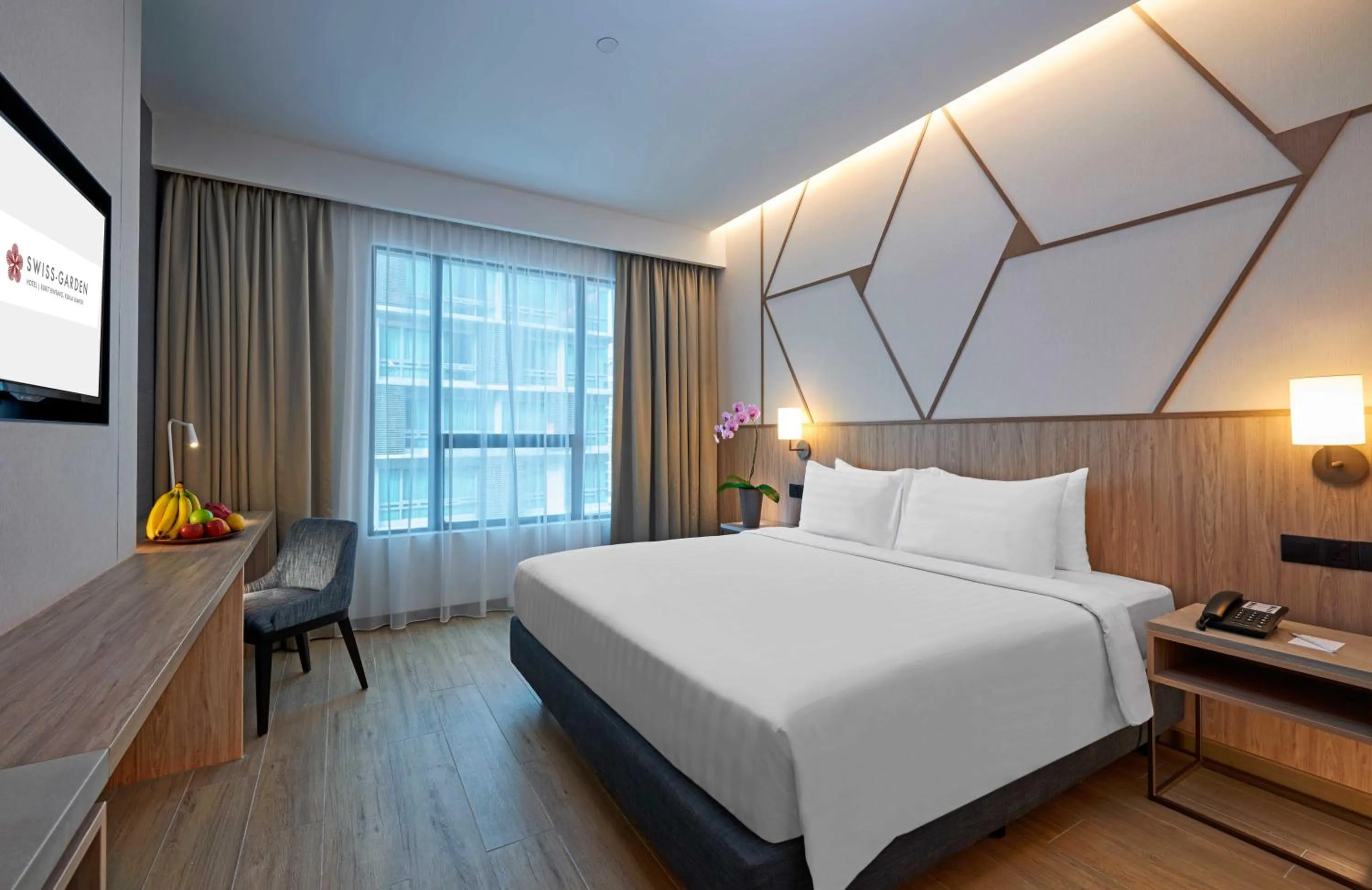 Photo of the whole room, Bed in Swiss-Garden Hotel Bukit Bintang Kuala Lumpur