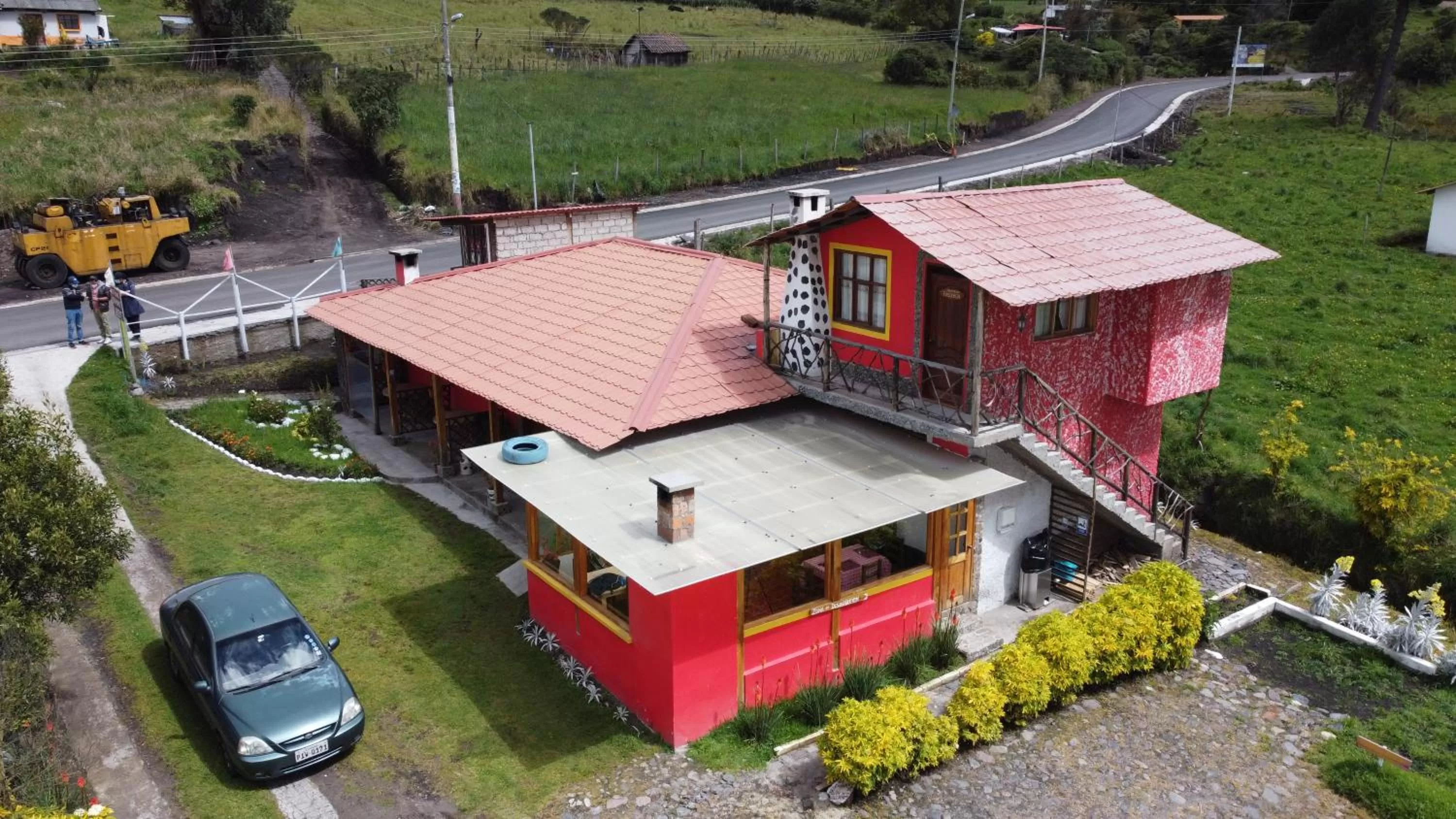 Property building, Bird's-eye View in Ruta de los volcanes "Casa de campo"