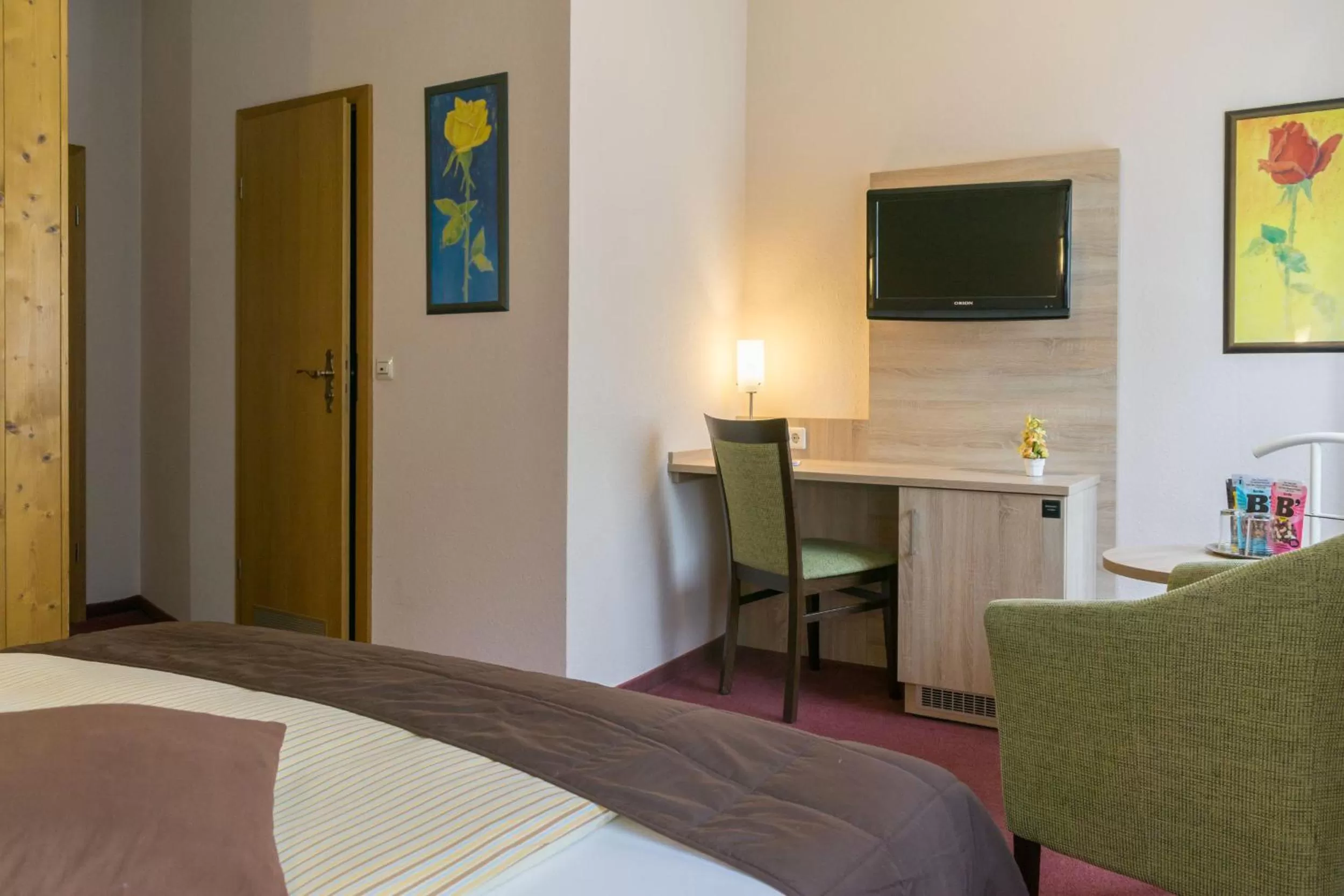 Decorative detail, Bed in Hotel zur Post in Wurzen