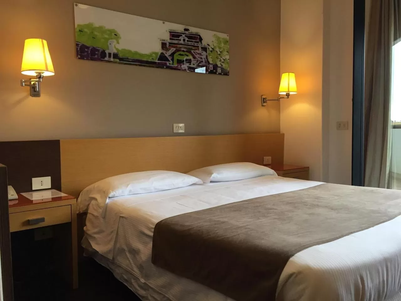 Bedroom, Bed in Hotel Sisto V