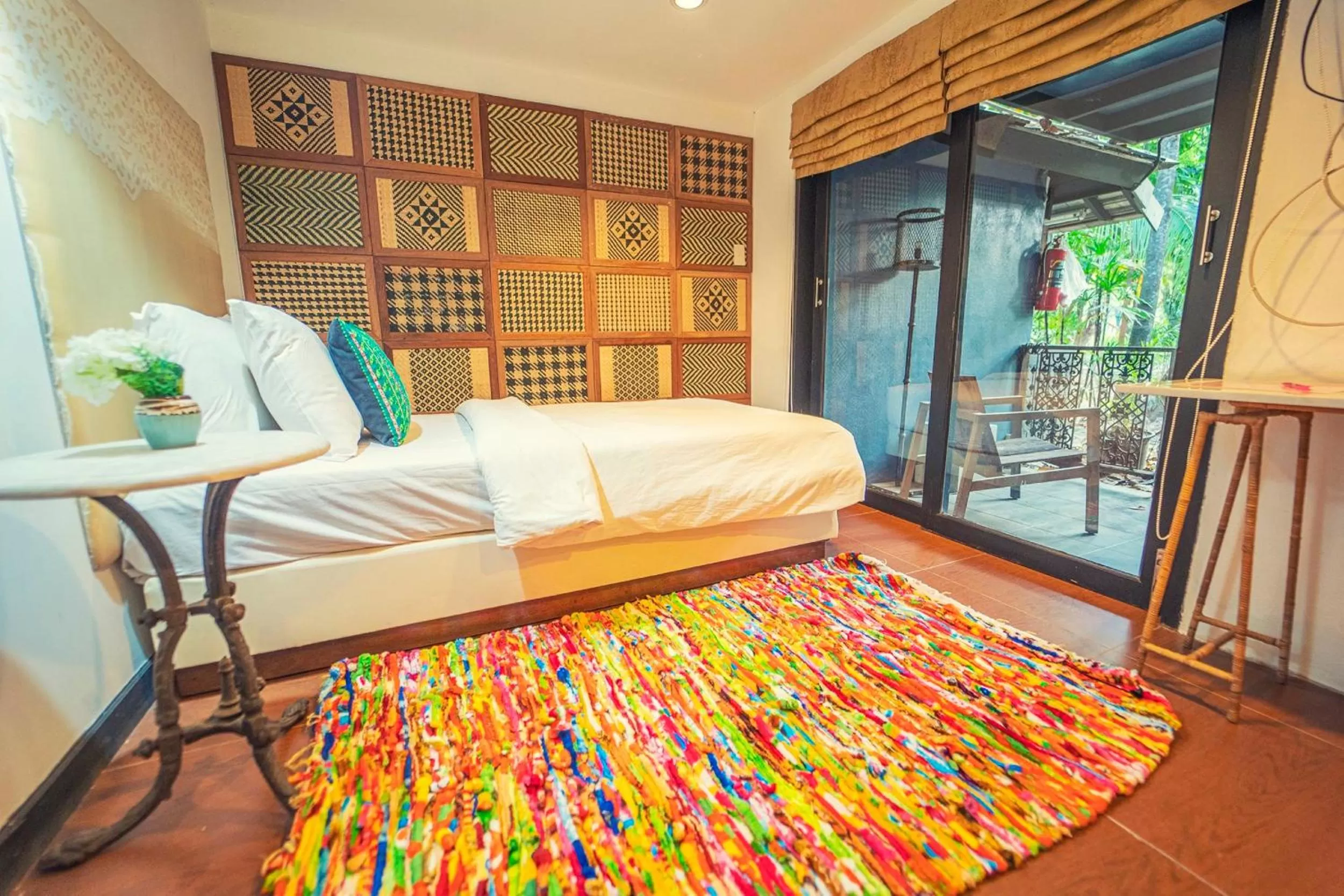 Bed in Baan Suan Residence เฮือนพักบ้านสวน