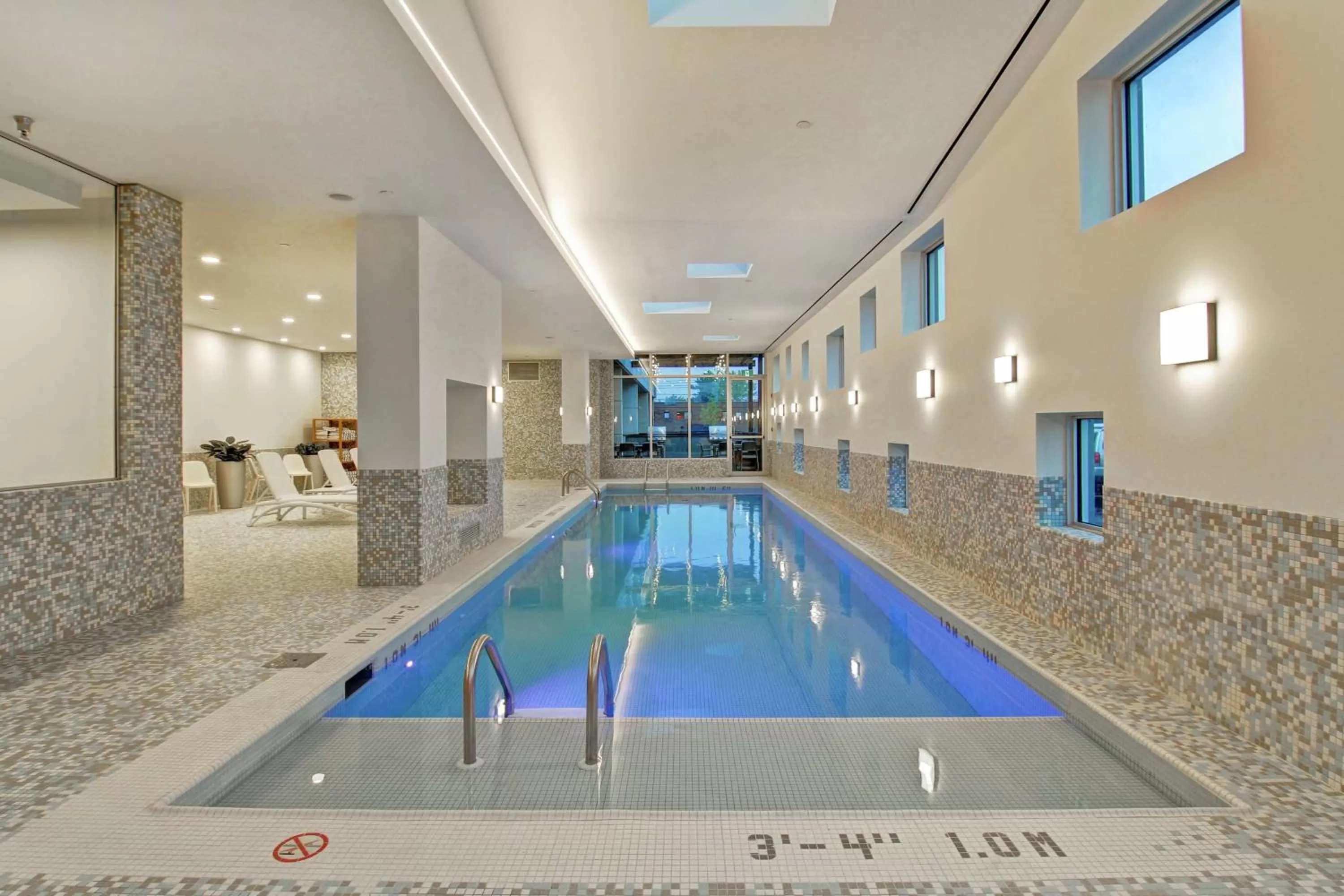 Pool view in Home2 Suites By Hilton Montreal Dorval