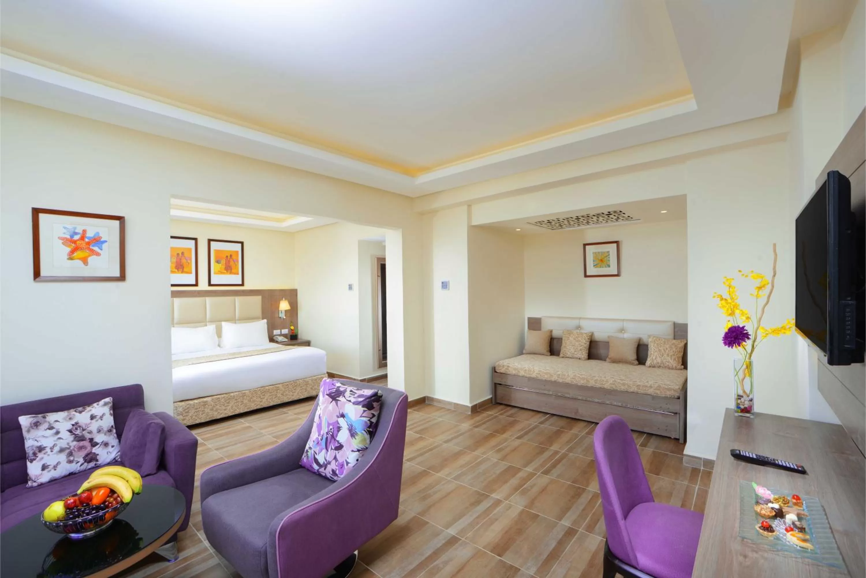 Living room in Pickalbatros Dana Beach Resort - Aqua Park