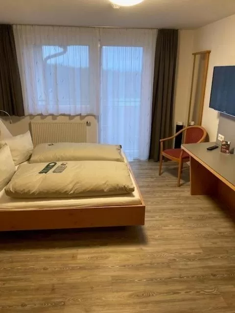 Bedroom, Bed in Gasthof Krone Hotel & Restaurant