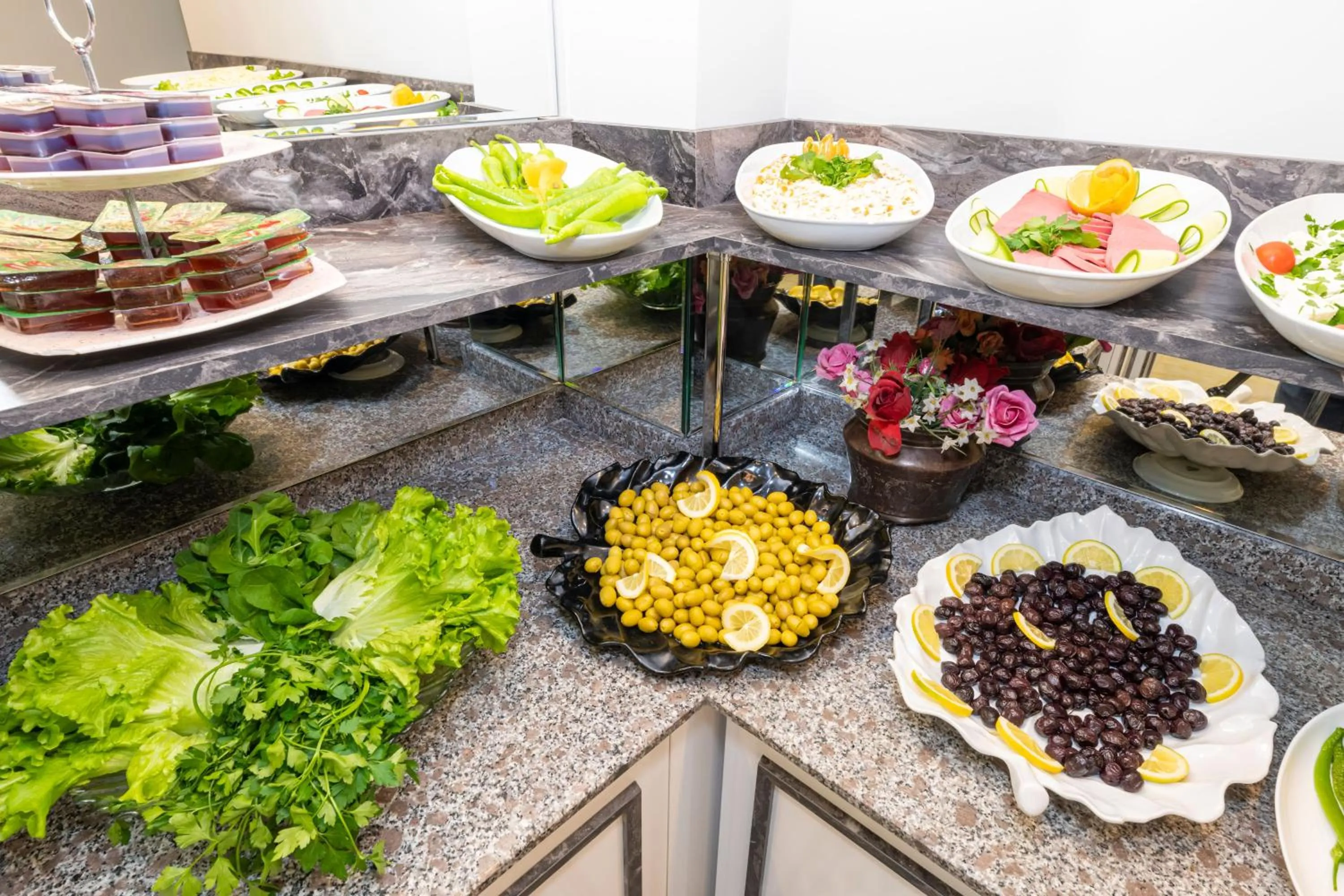 Buffet breakfast in Hotel Yesilpark