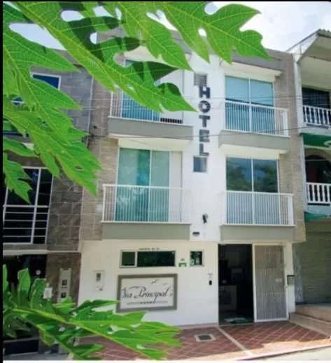 Facade/entrance, Property Building in Hotel Via Principal I