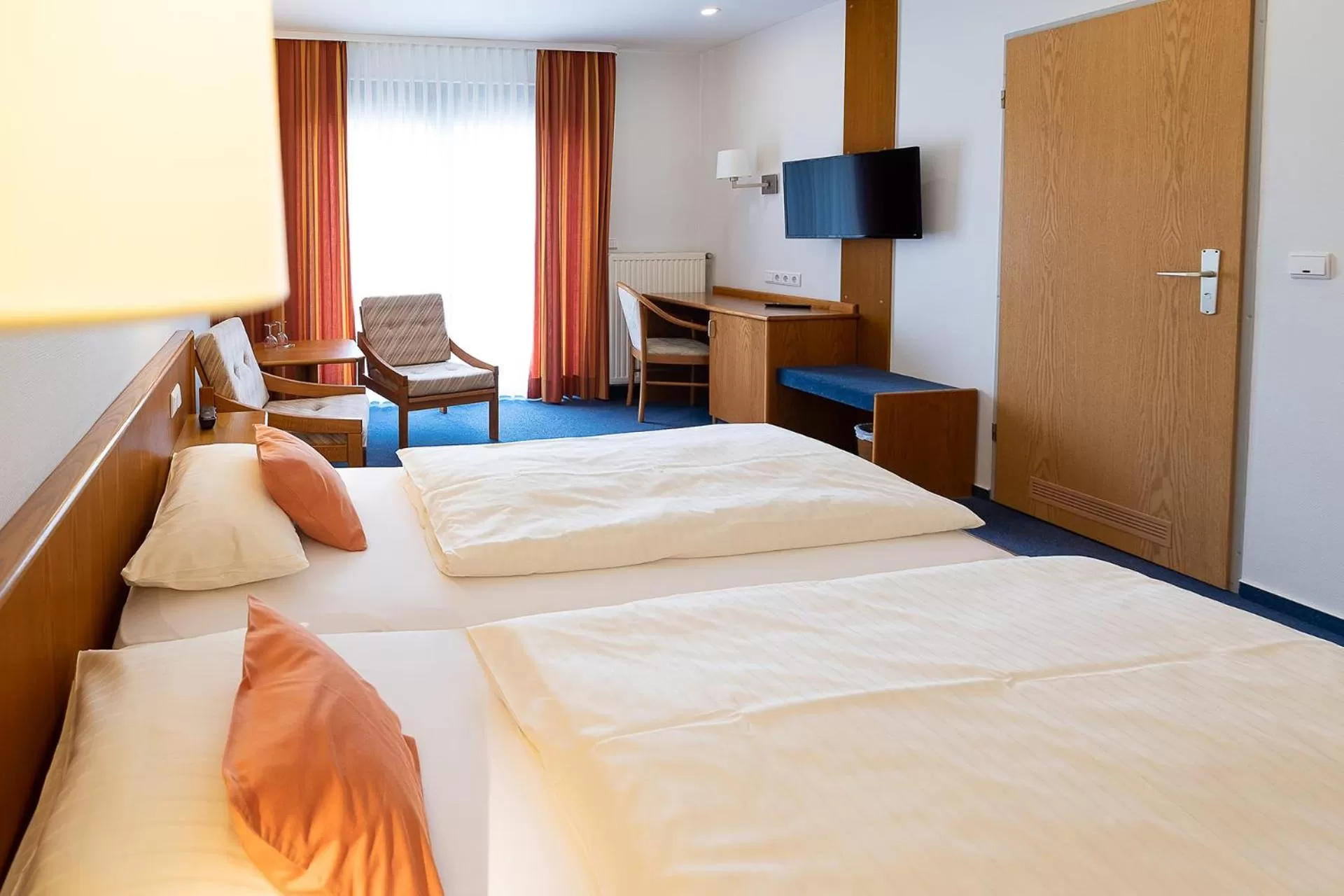 Photo of the whole room, Bed in Hotel Am Steinberg