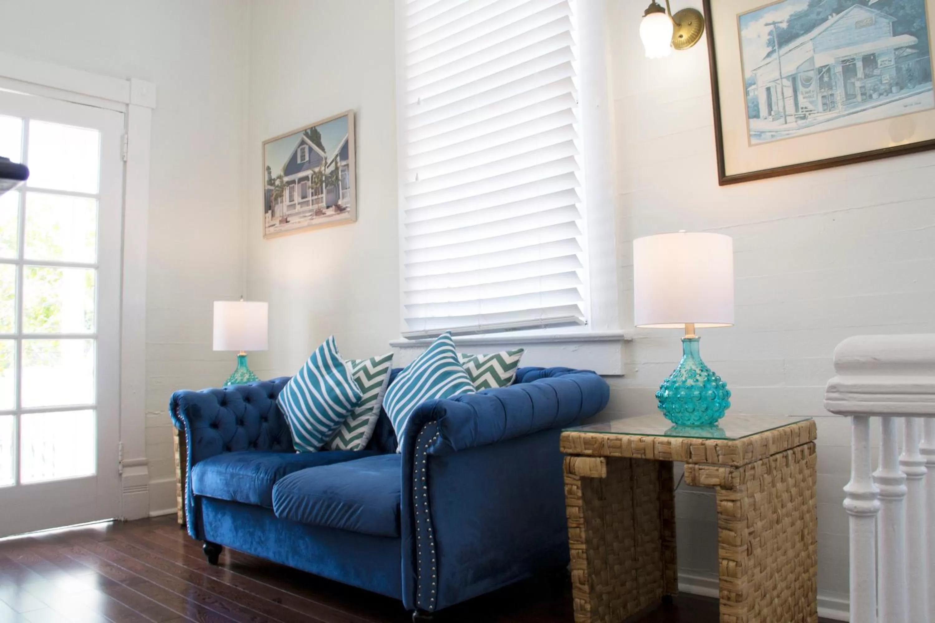 Seating area in Duval House