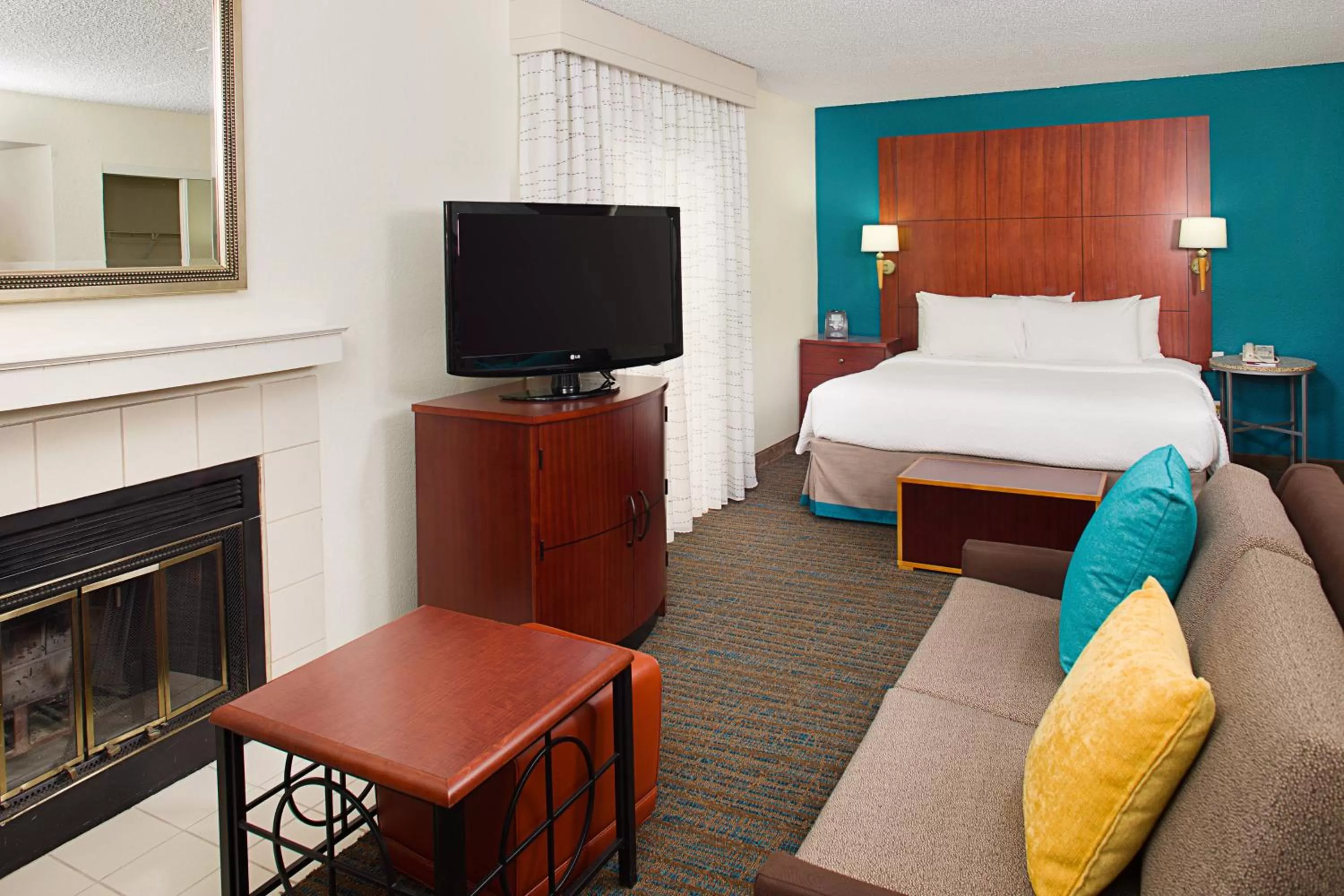 King Studio with Sofa Bed in Residence Inn Ontario Airport