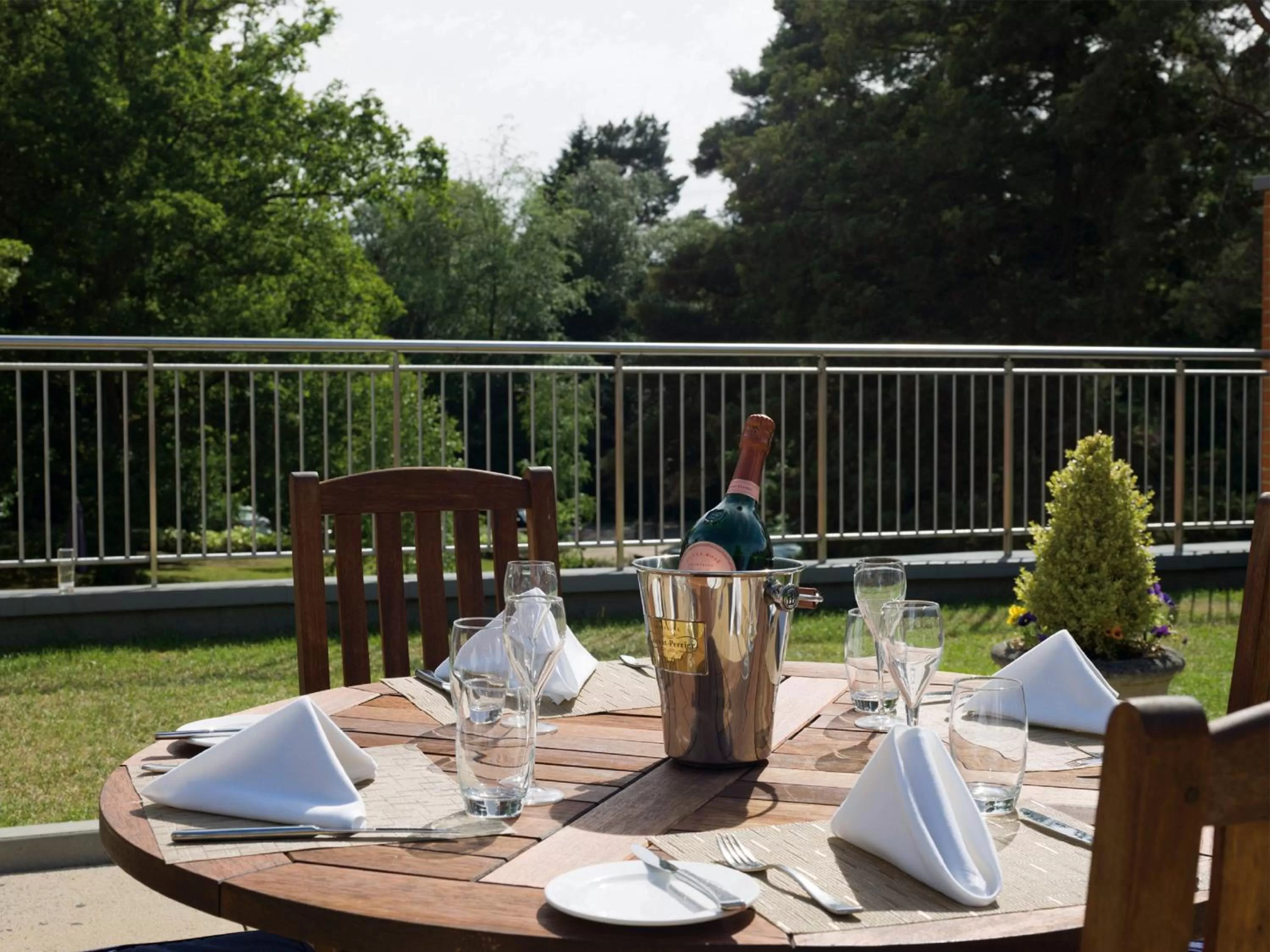 Balcony/Terrace in Macdonald Berystede Hotel & Spa