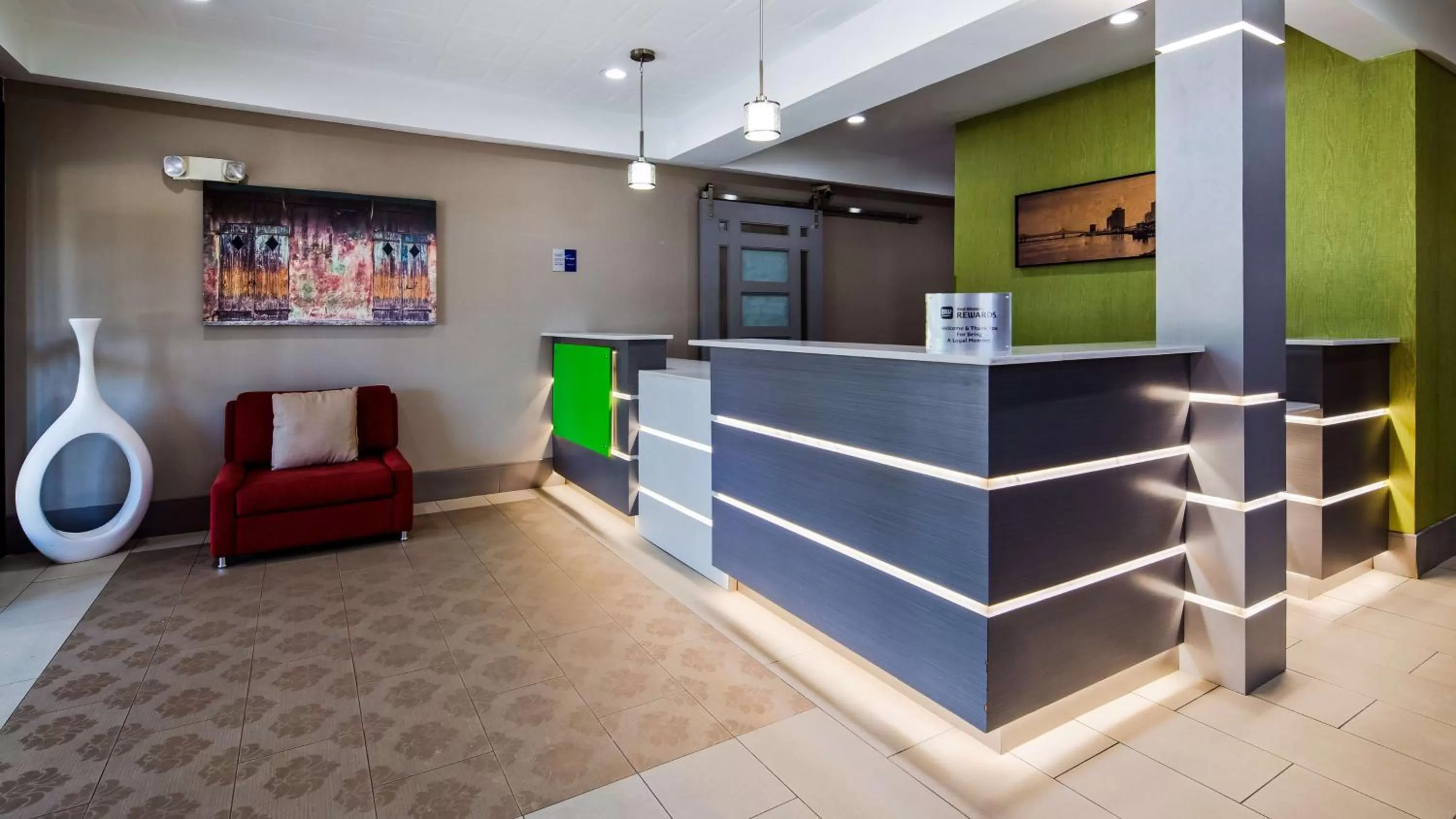 Lobby or reception in Best Western Slidell Hotel