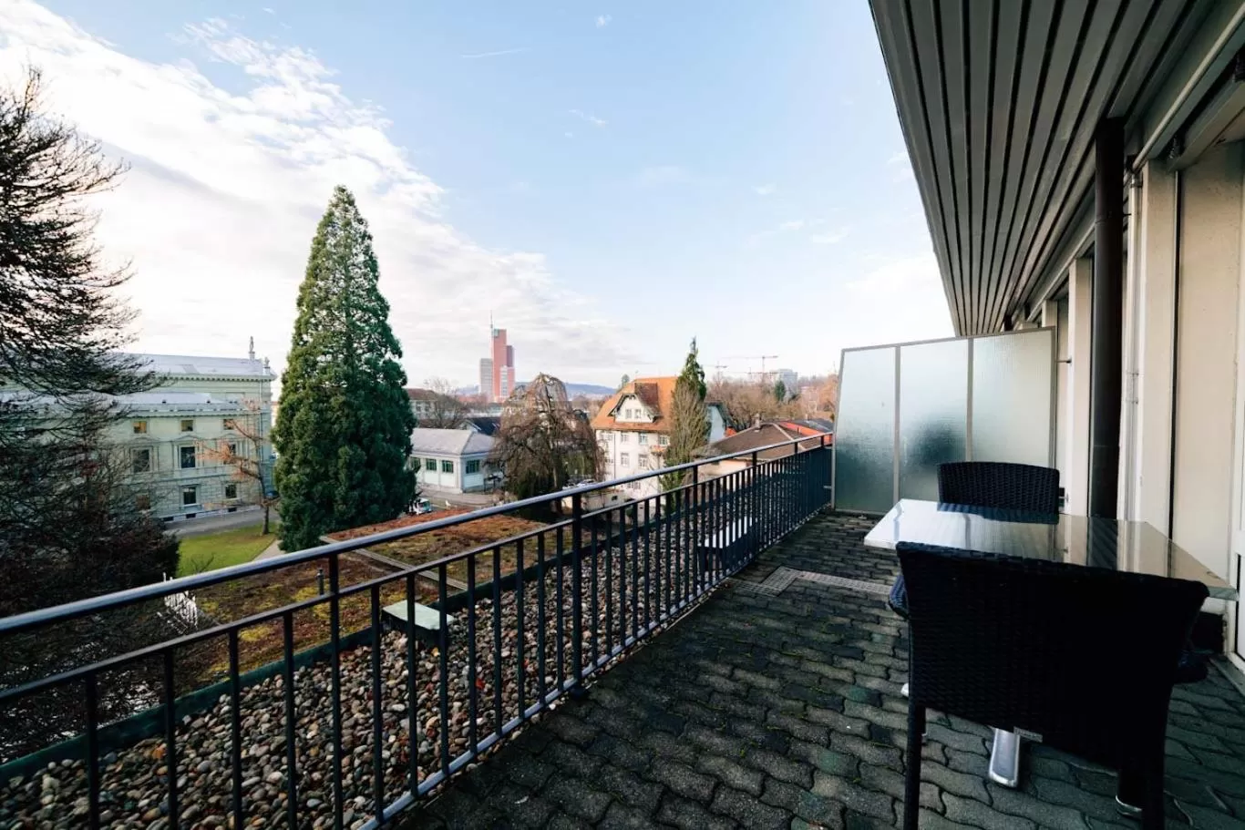 Balcony/Terrace in Park Hotel Winterthur