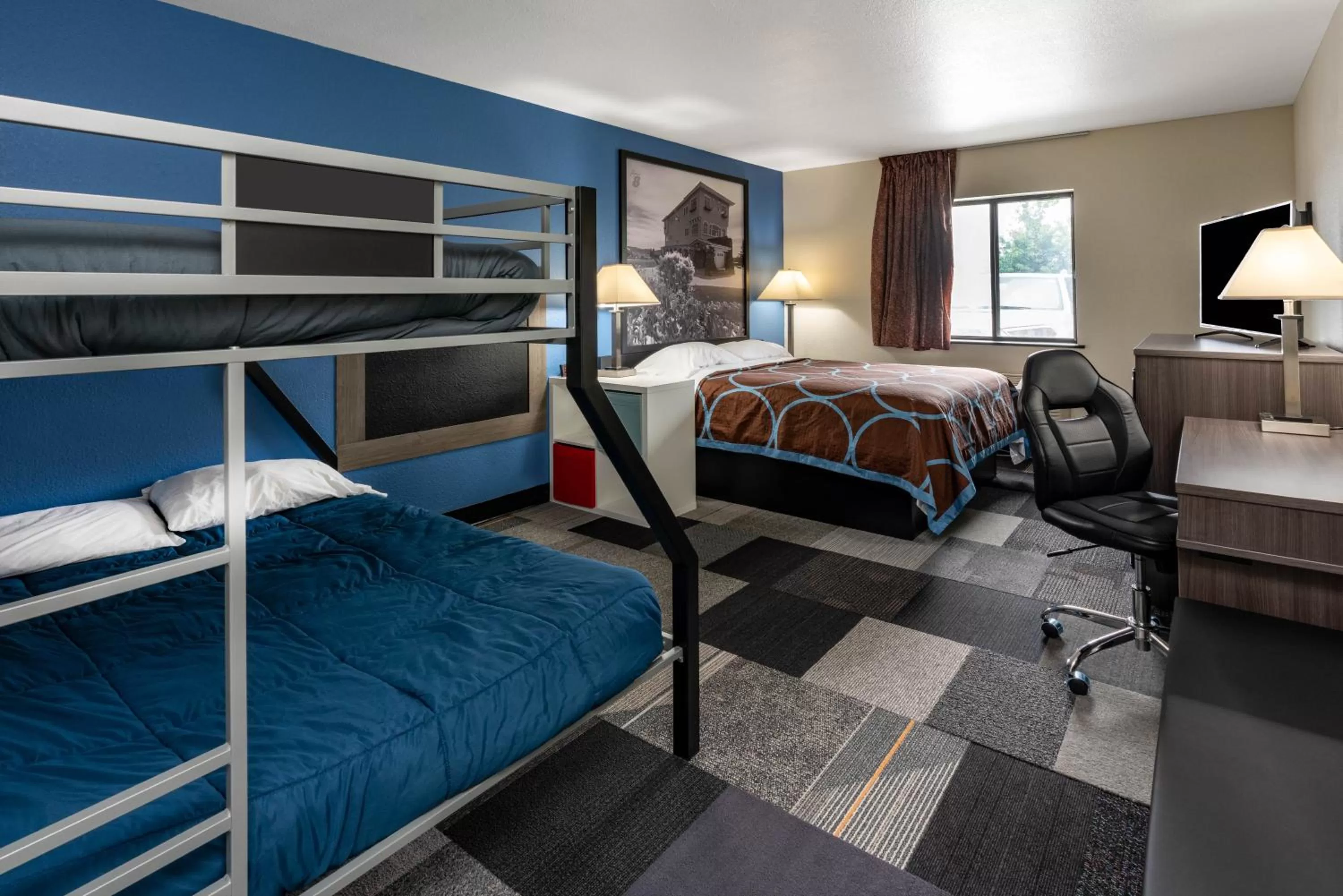bunk bed, Bed in Super 8 by Wyndham Spokane Valley