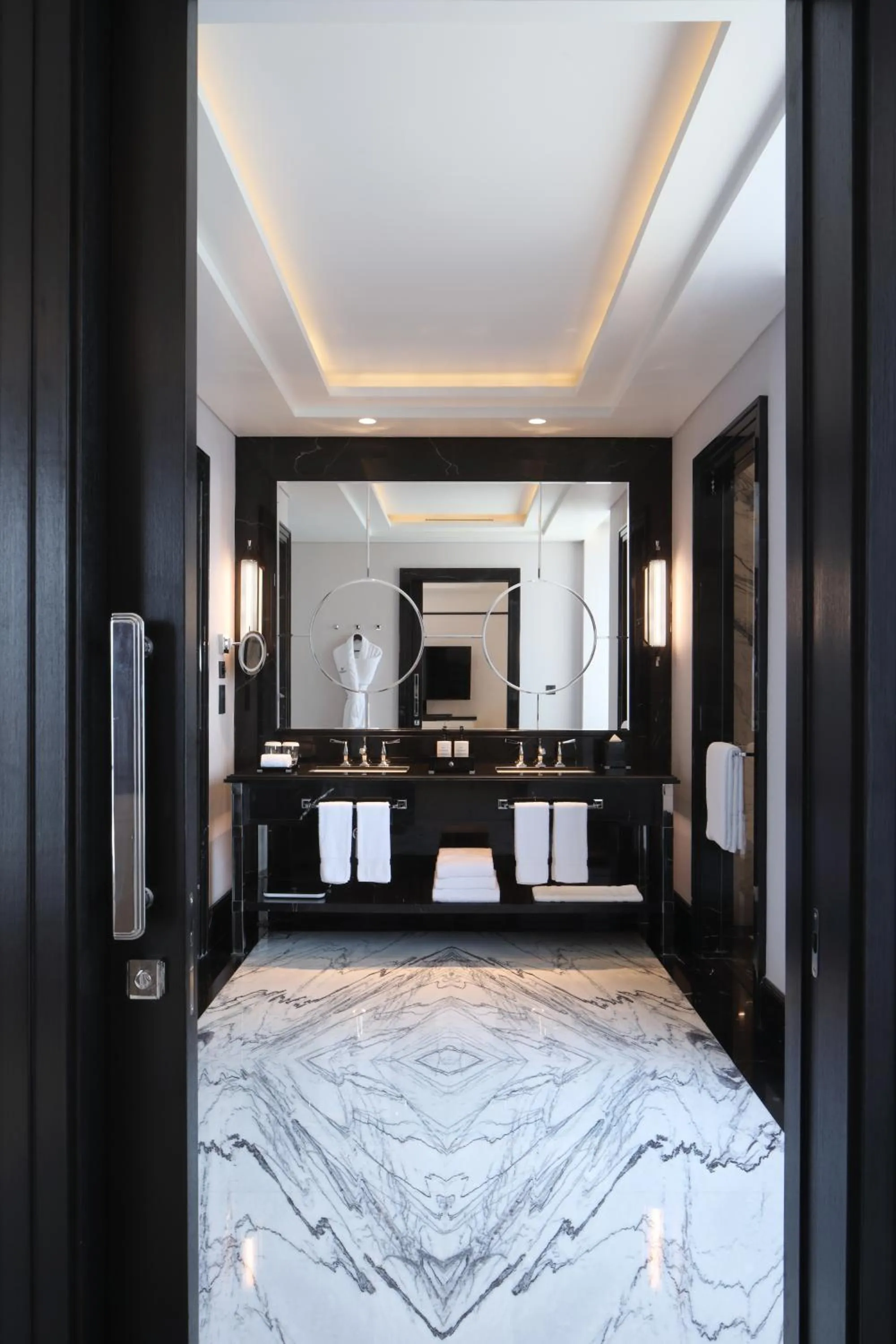 Bathroom in Waldorf Astoria Doha West Bay