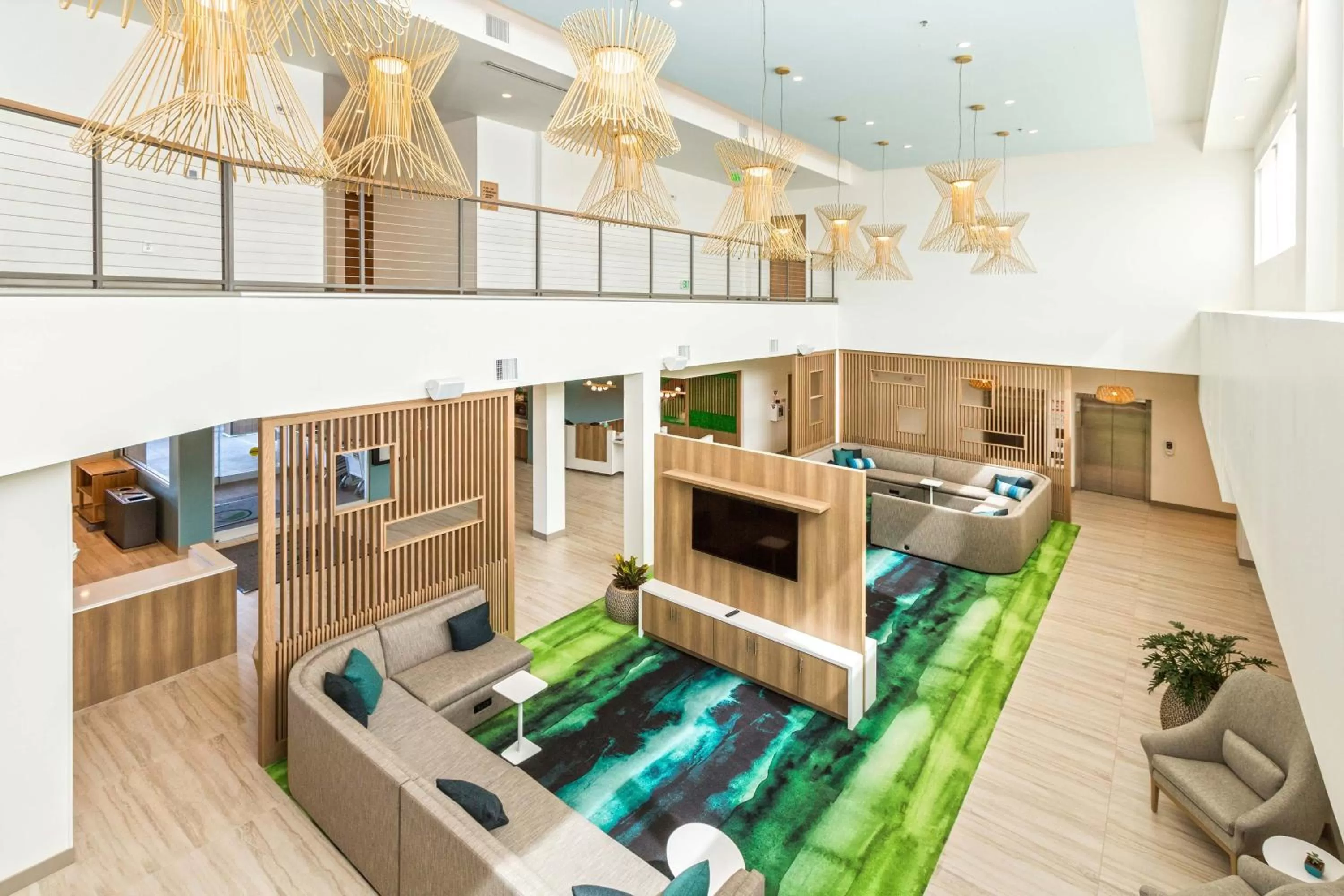 Lobby or reception in Element Denver International Airport