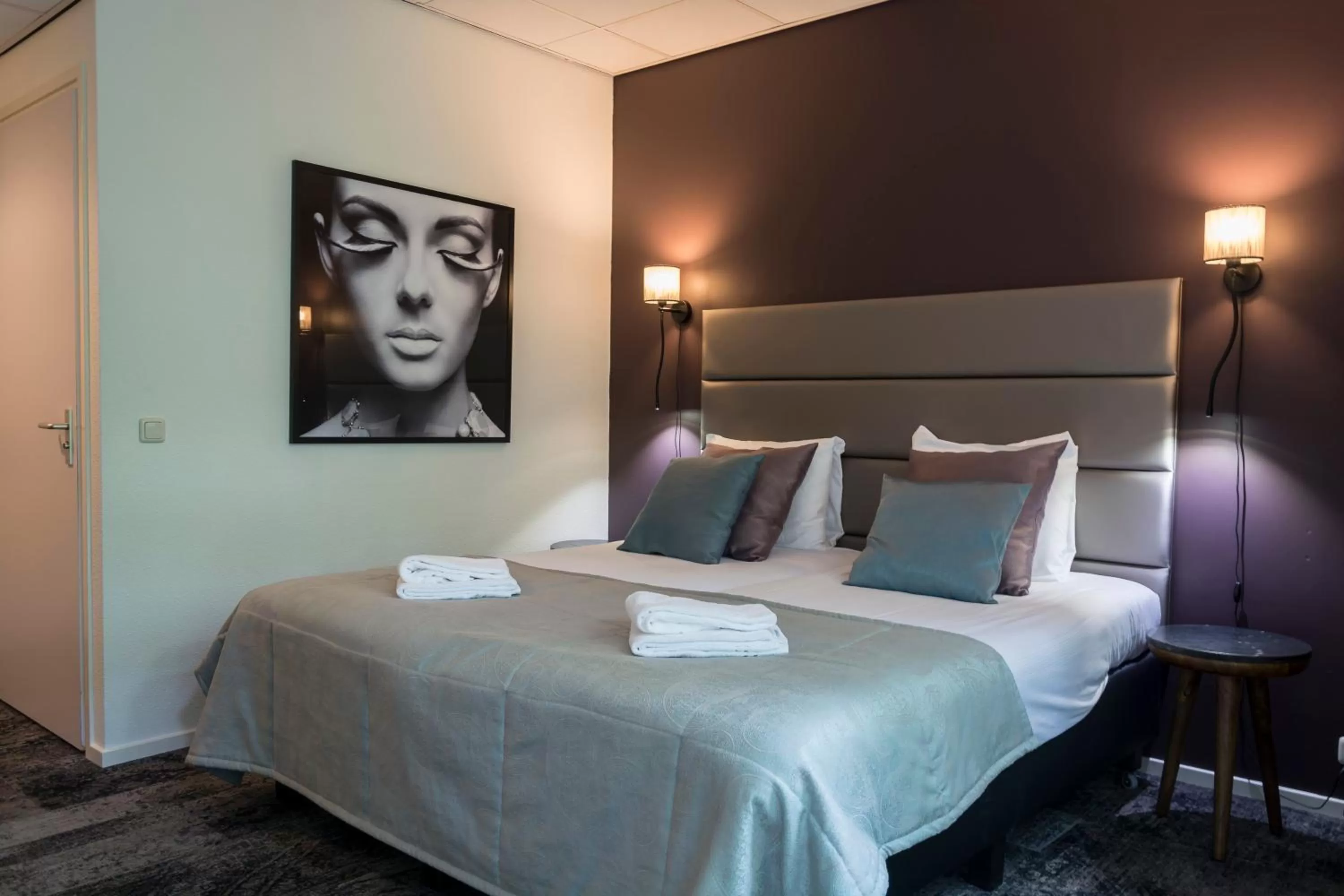 Bedroom, Bed in Hotel & Restaurant Wildthout