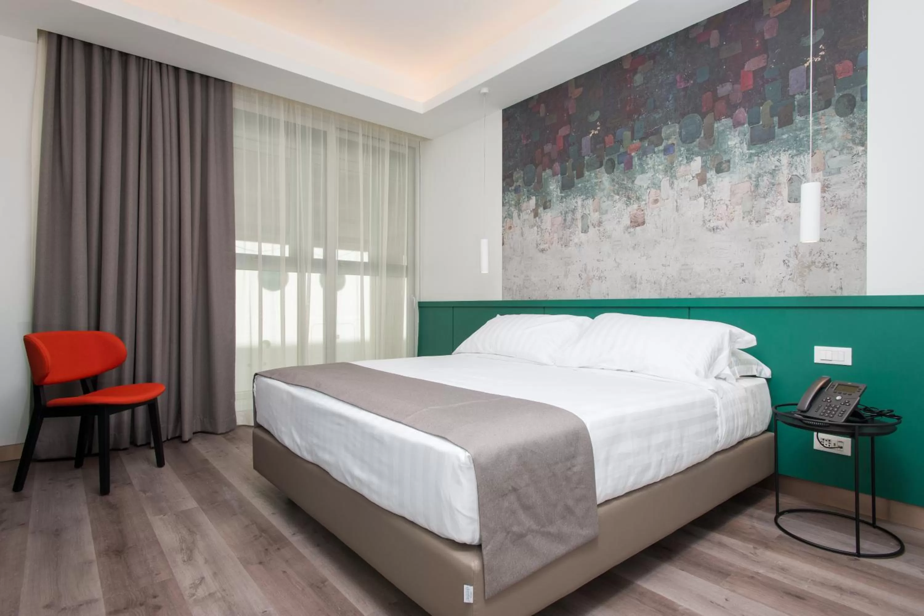 Bedroom, Bed in Smart Hotel Napoli