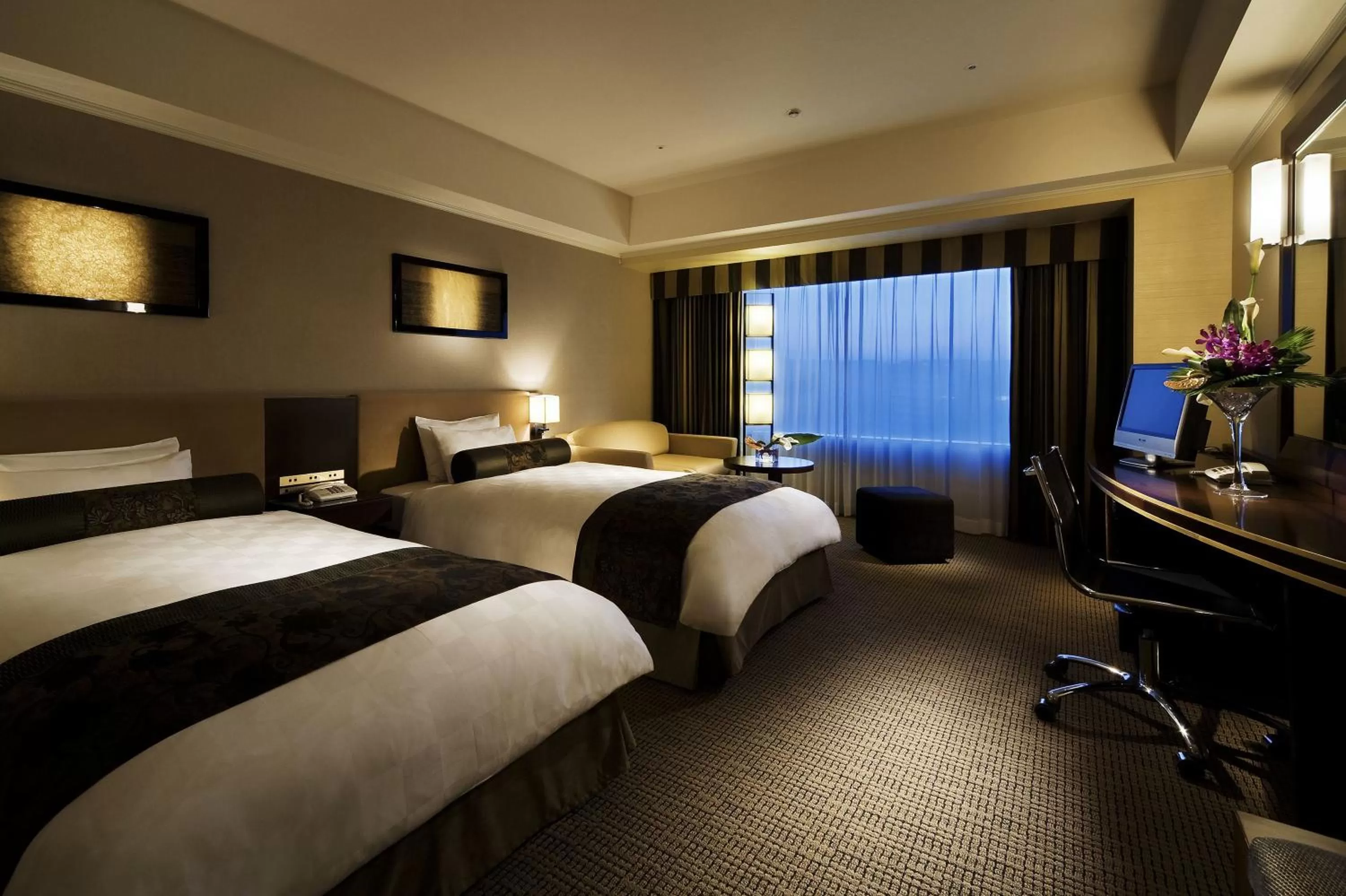 Photo of the whole room, Bed in Hotel Okura Kyoto