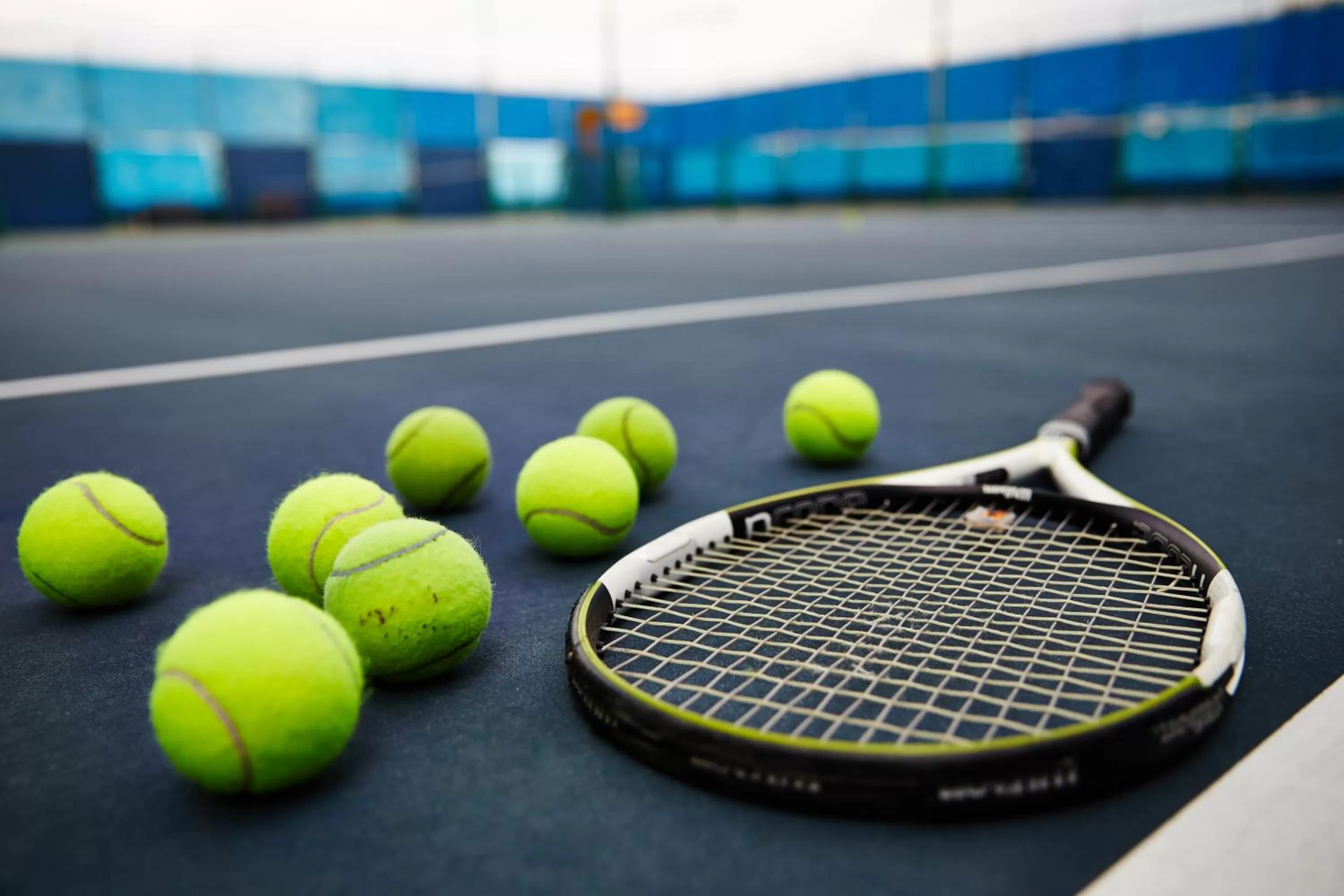 Tennis court in Riverine Place Hotel and Residence