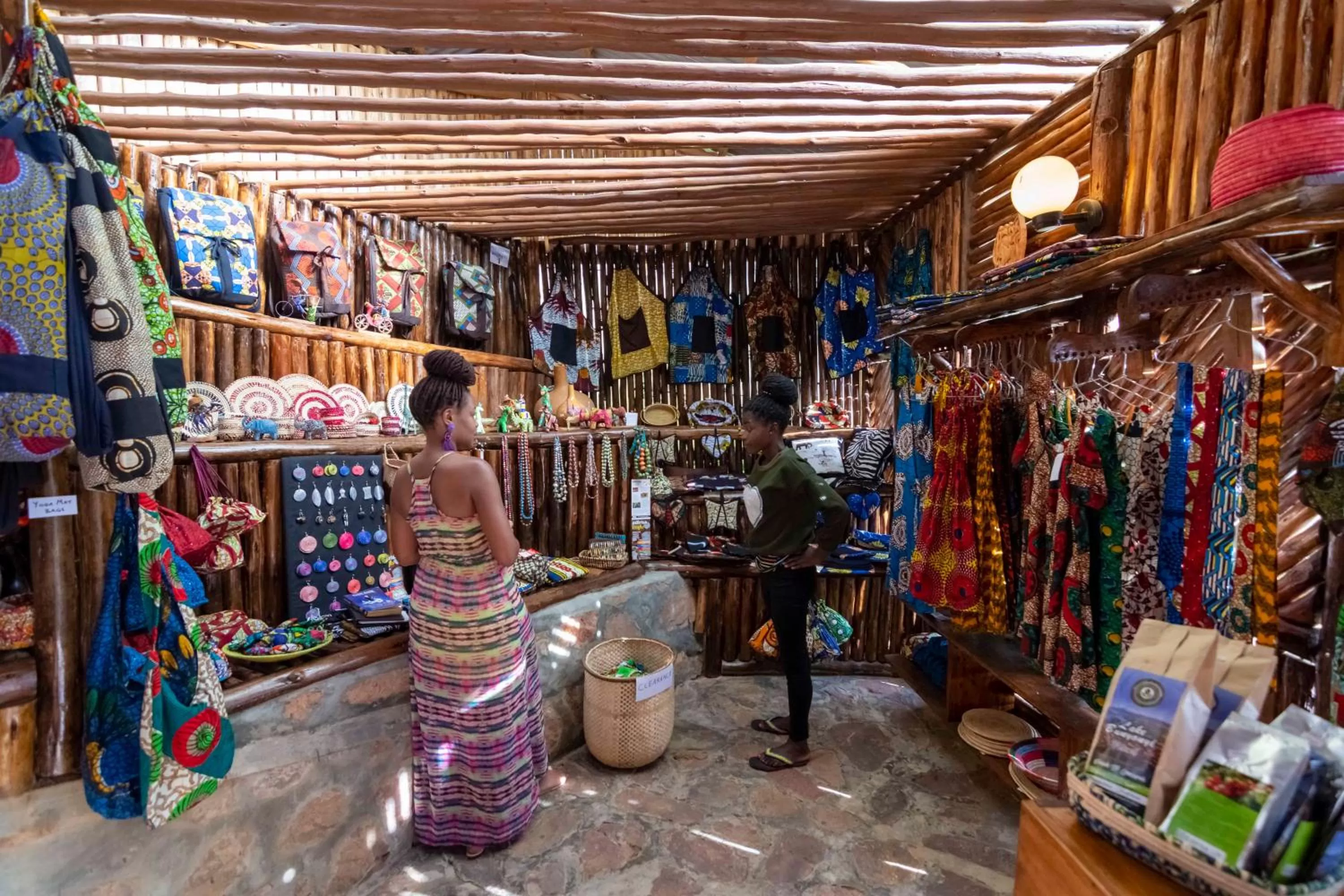 On-site shops in Bunyonyi Overland Resort