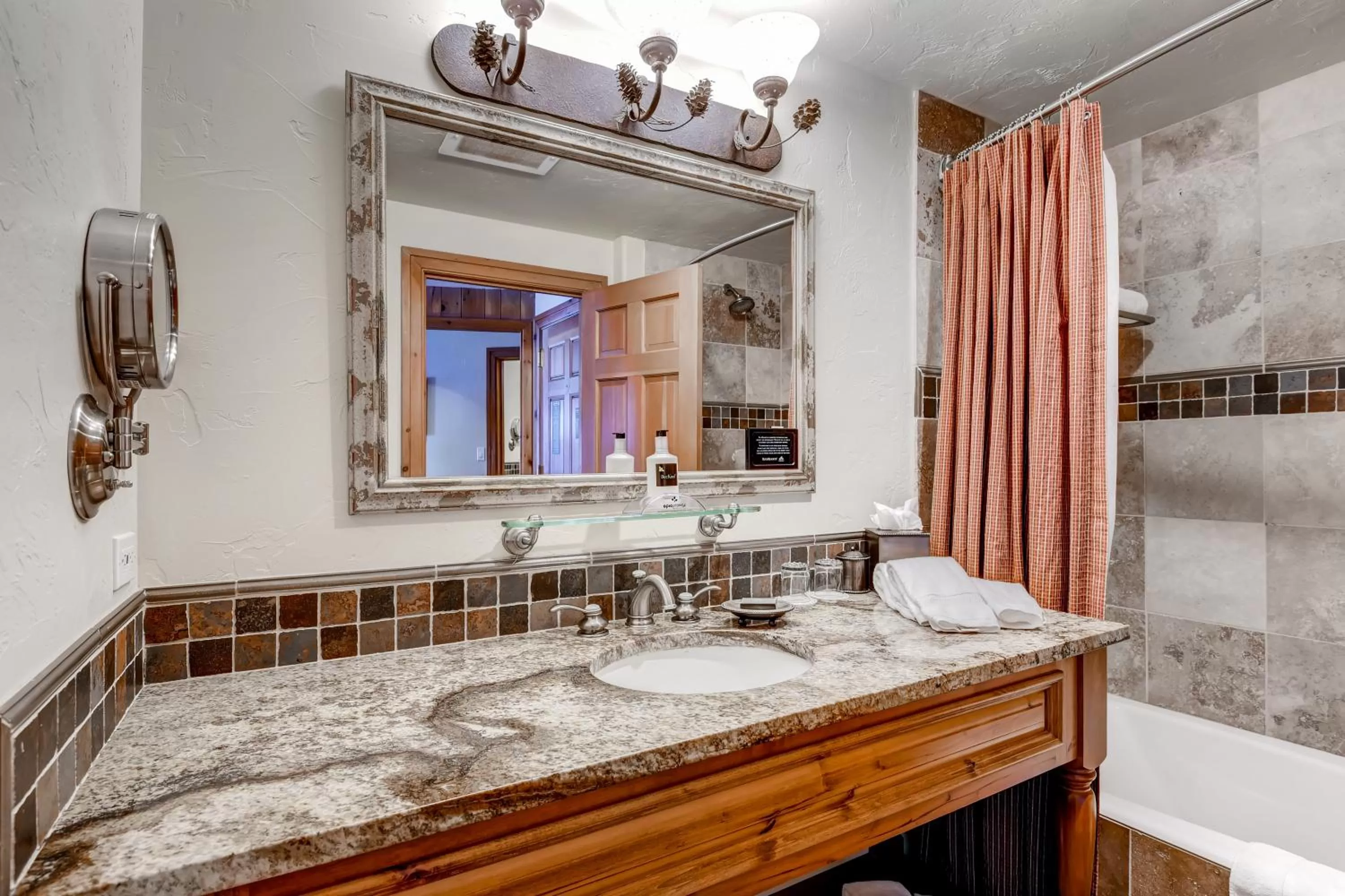 Bathroom in The Pines Lodge, a RockResort, by Vail Resorts