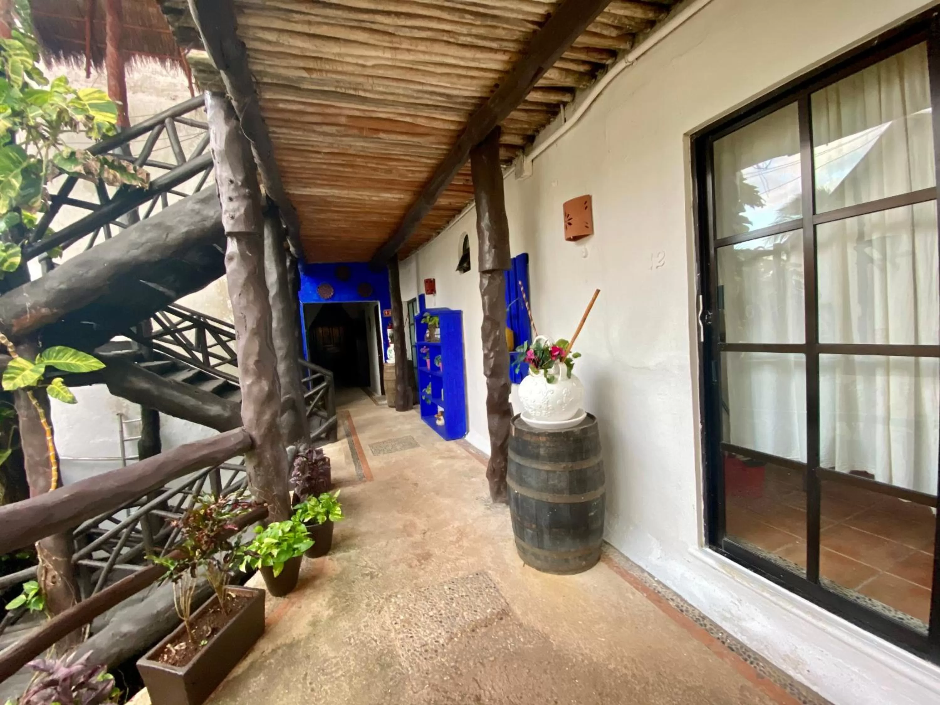 Patio in Casa CARIBE Cancun