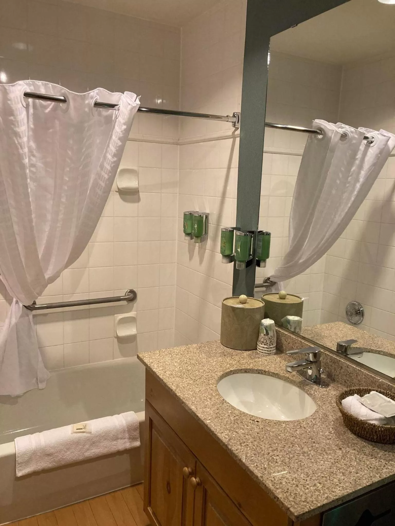 Shower in Lake Louise Inn