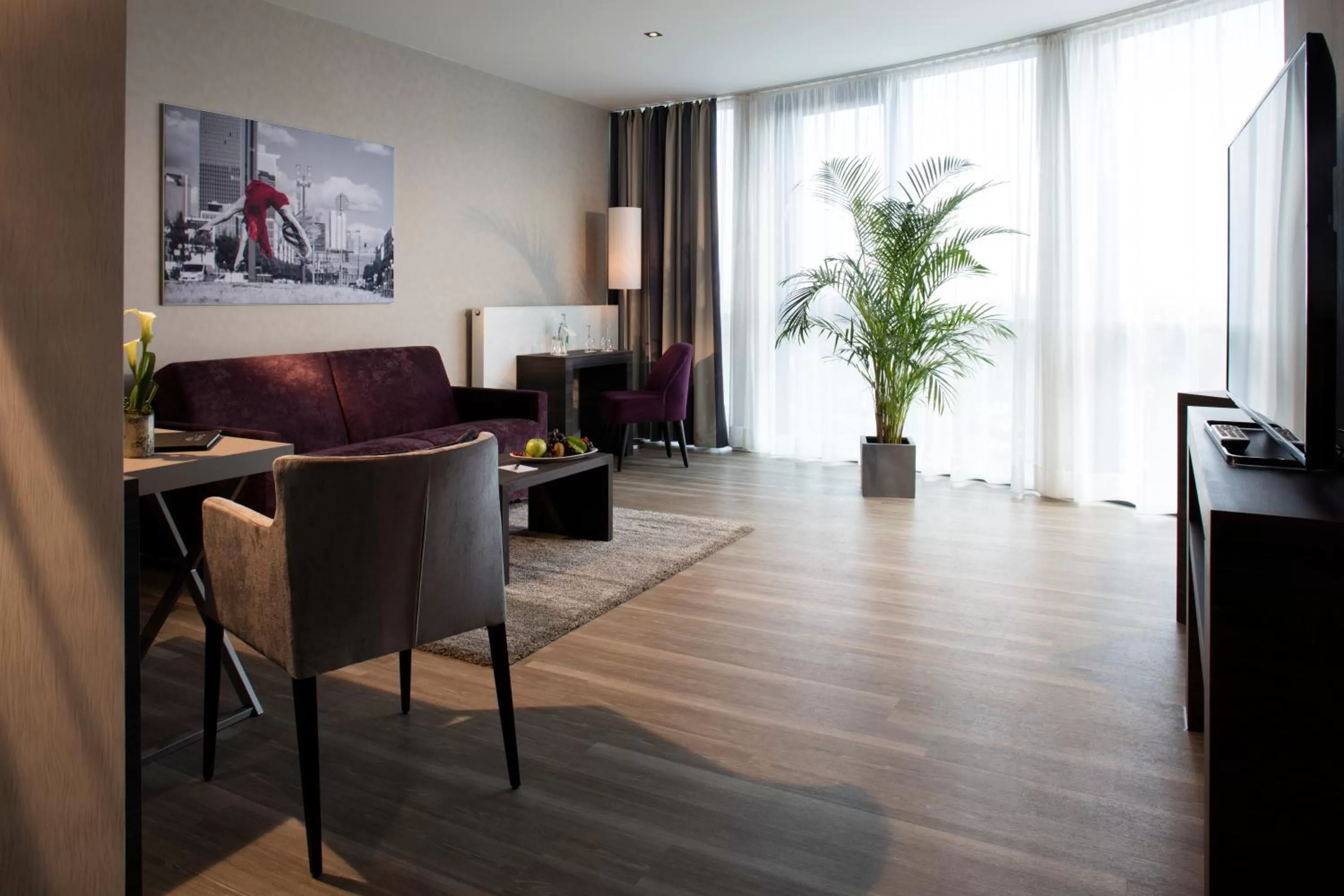 Living room, Seating Area in Vital Hotel Frankfurt