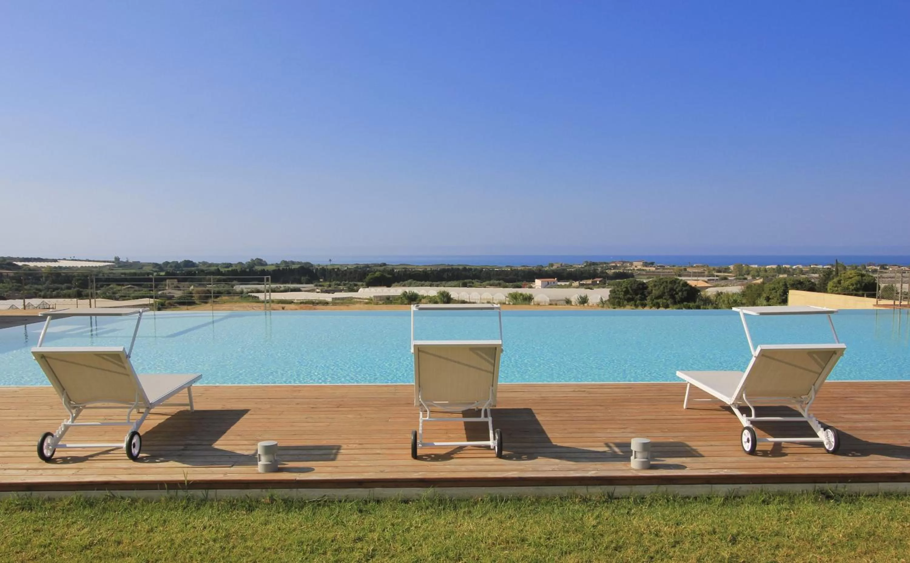 Pool view in Petrantica Resort