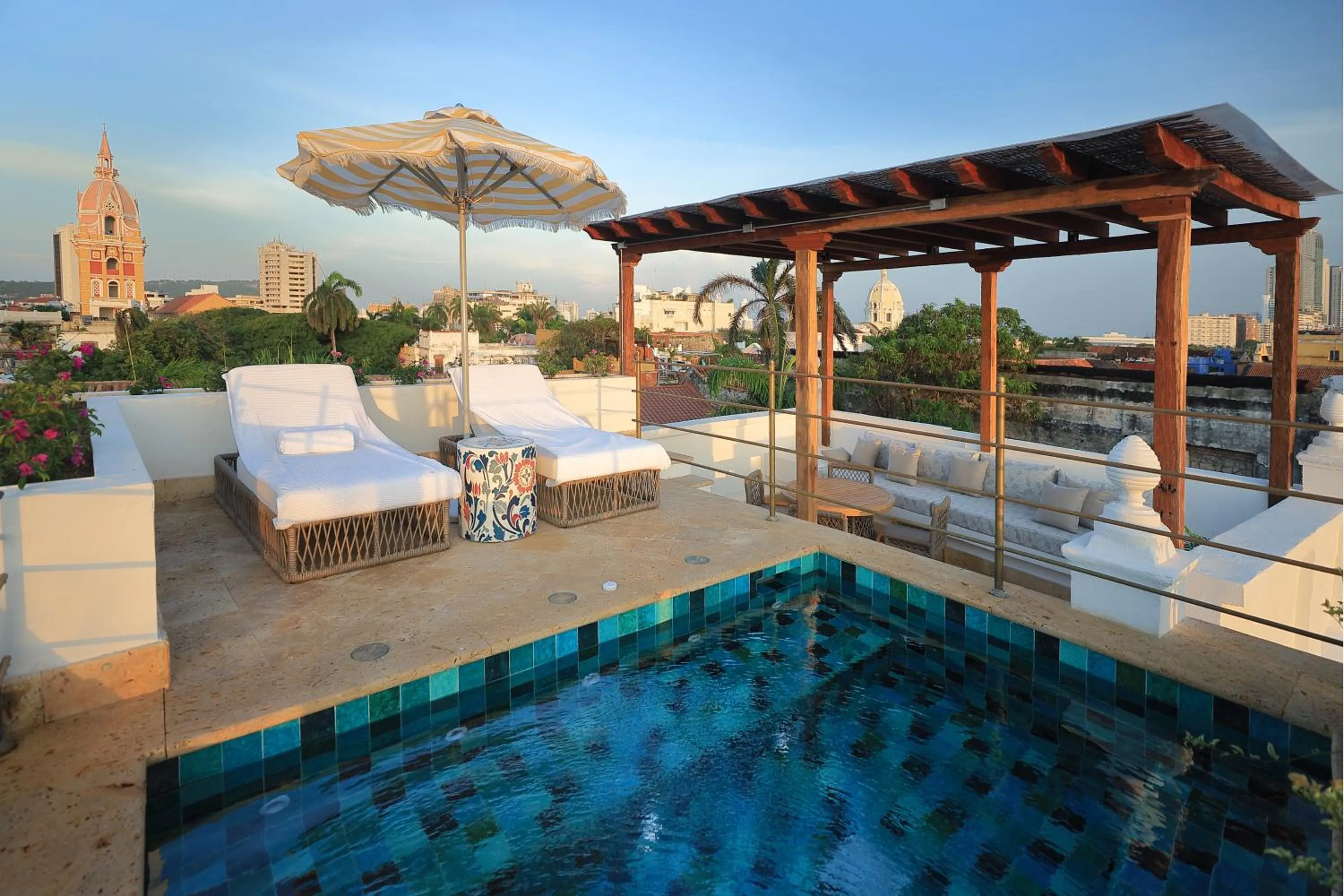 Pool view in Casa Pestagua Relais Châteaux