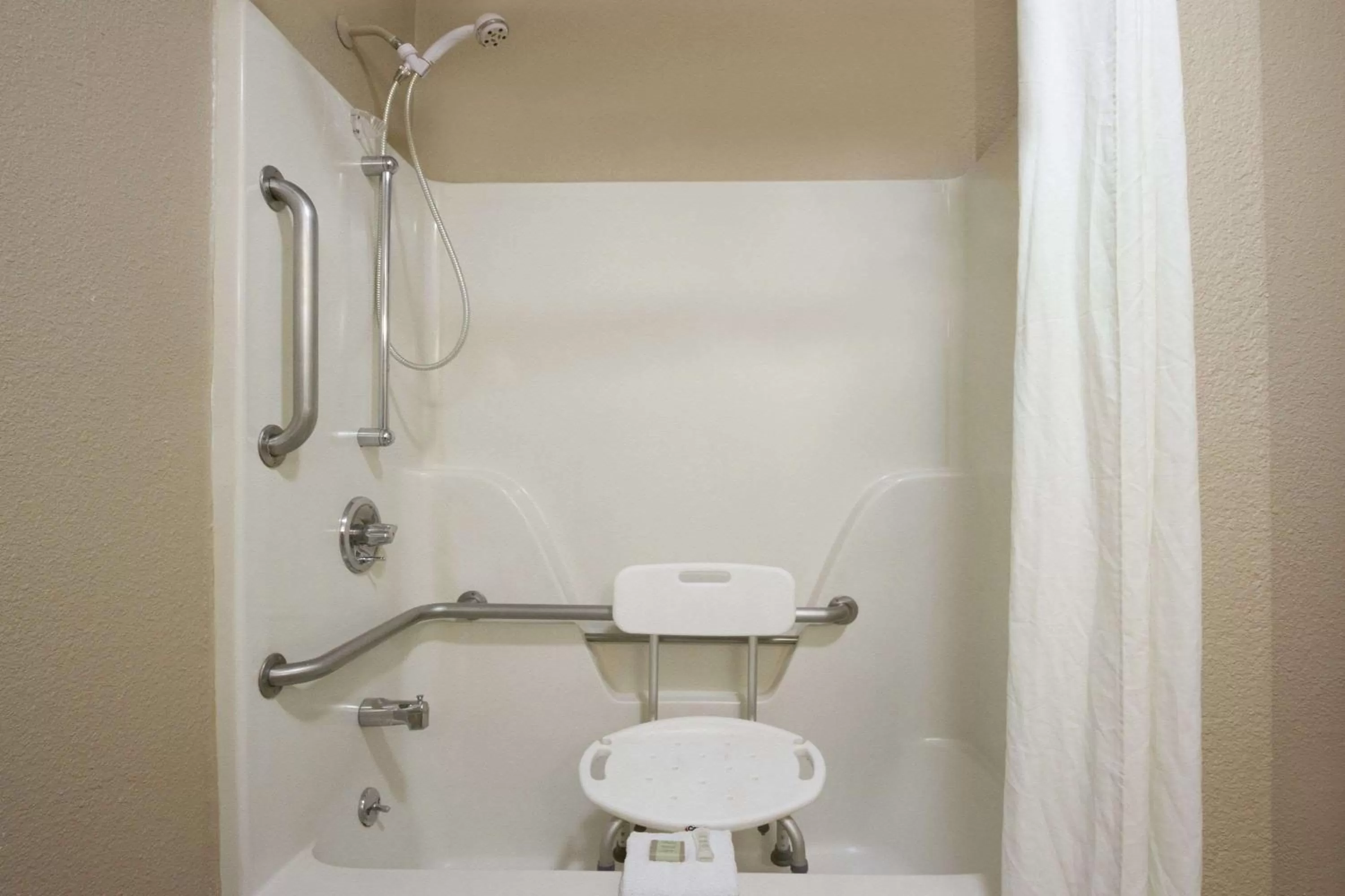 Bathroom in Super 8 by Wyndham Fort Chiswell Wytheville Area