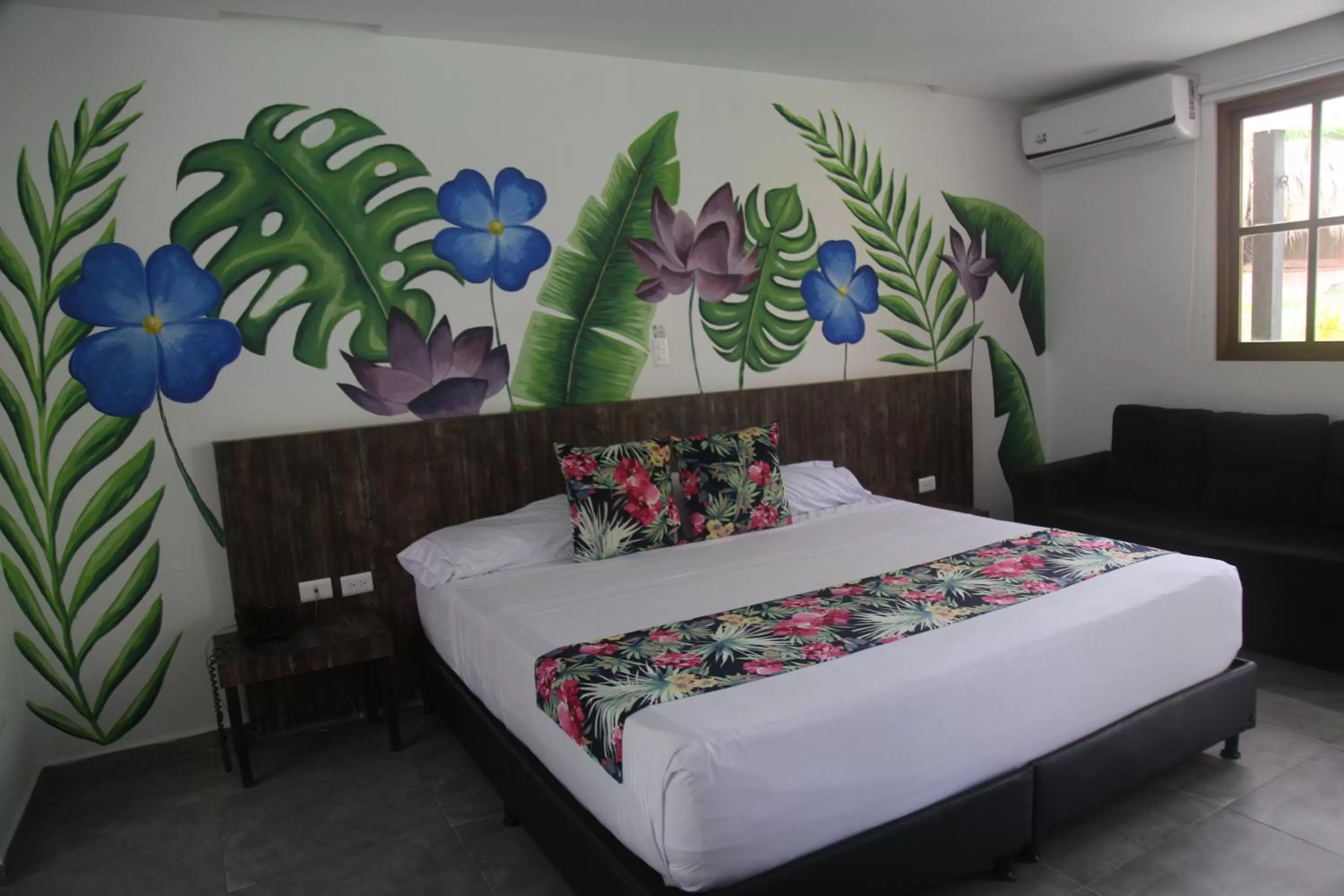 Bed in Hotel Portón del Sol