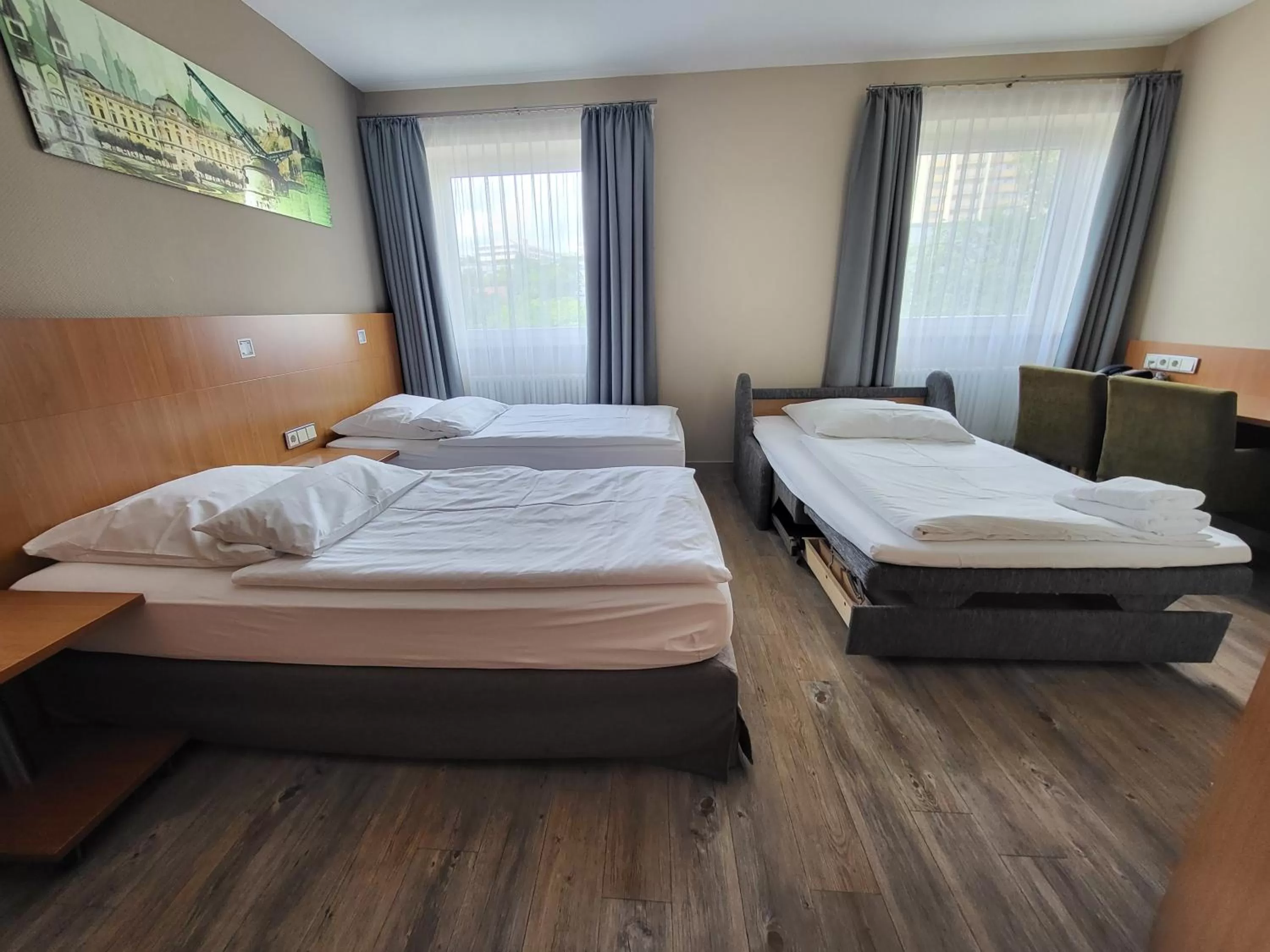 Bed in Hotel Lindleinsmühle