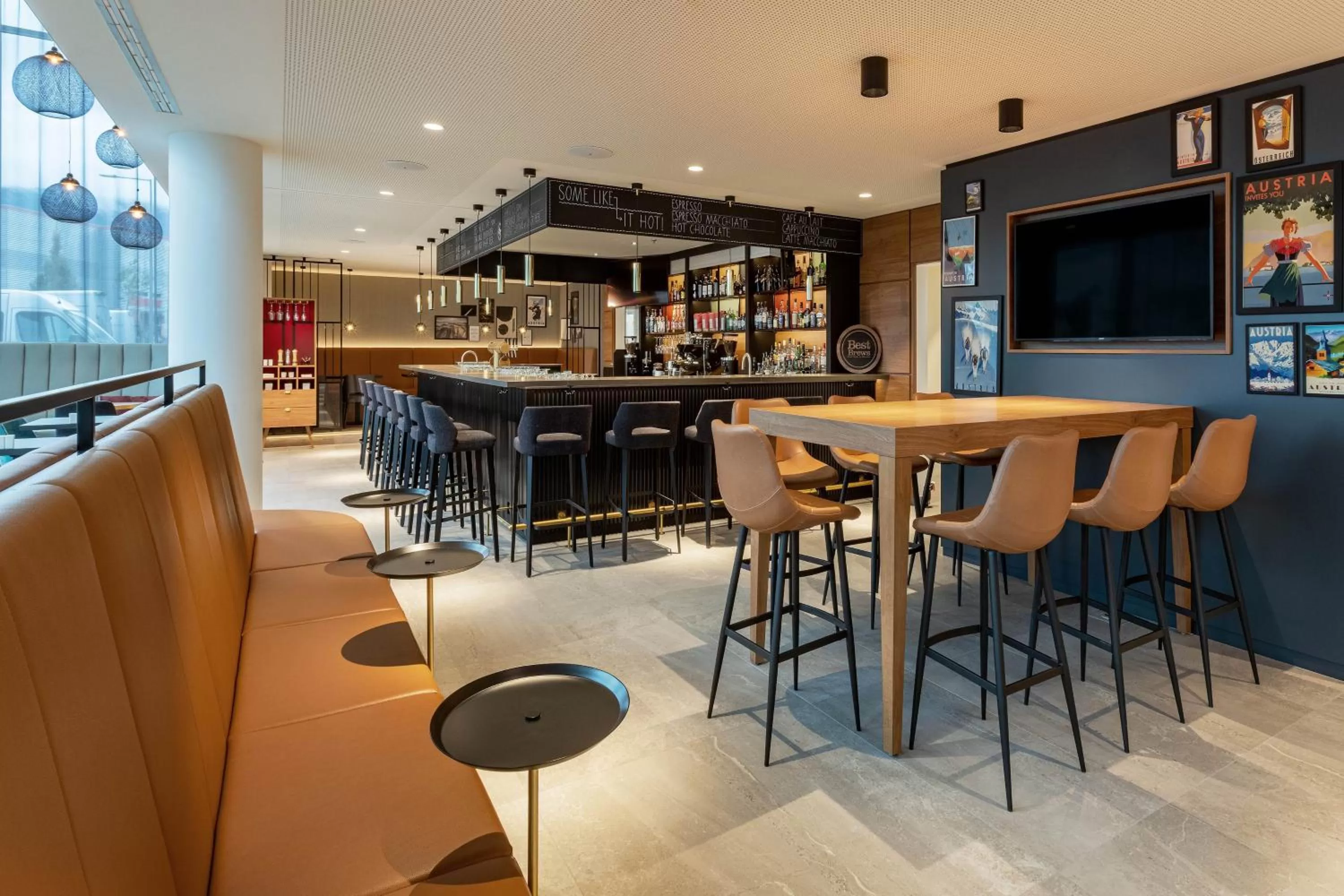Lounge or bar in Four Points by Sheraton Panoramahaus Dornbirn