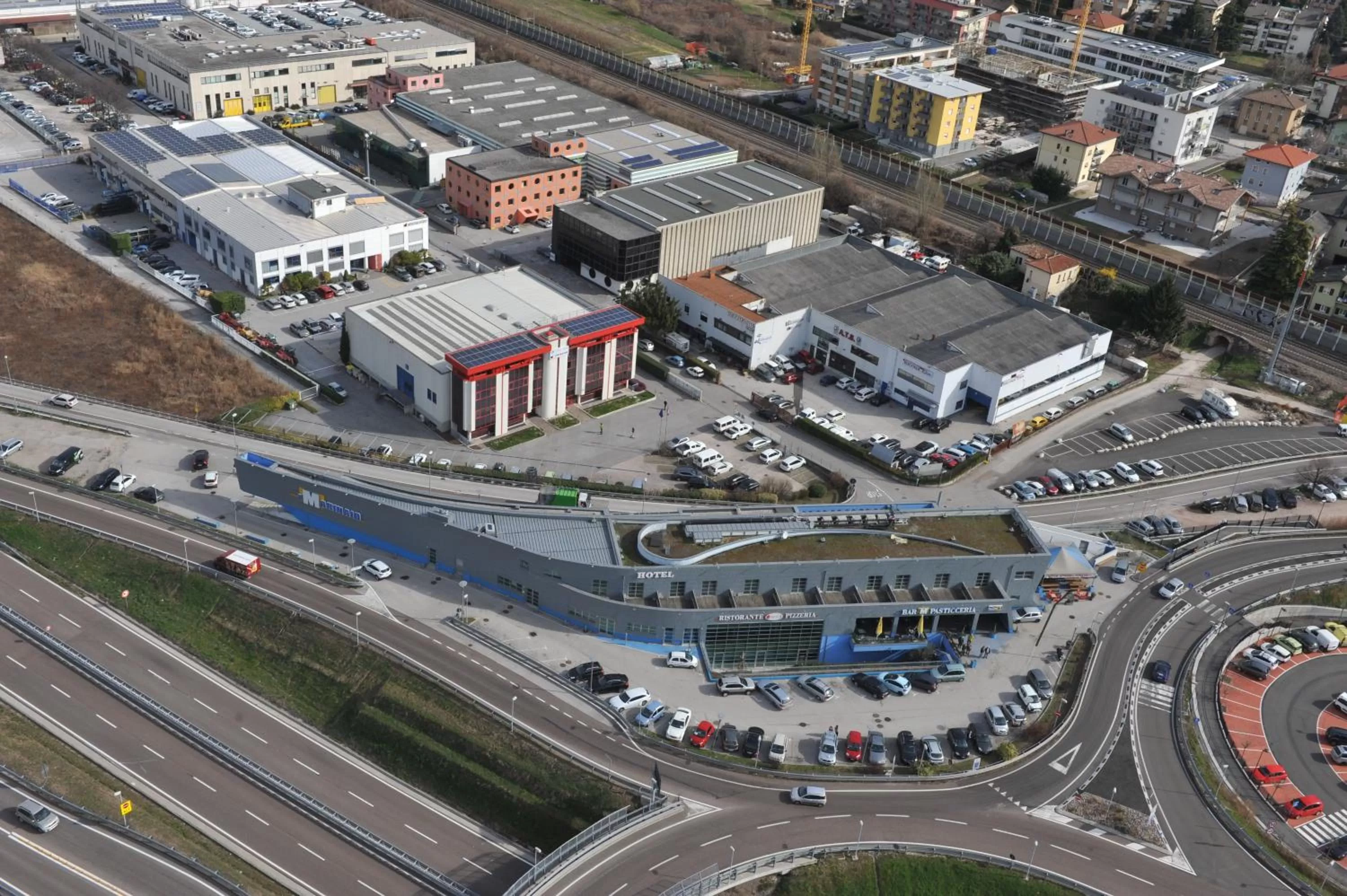 Bird's eye view in Al Marinaio Hotel Garni