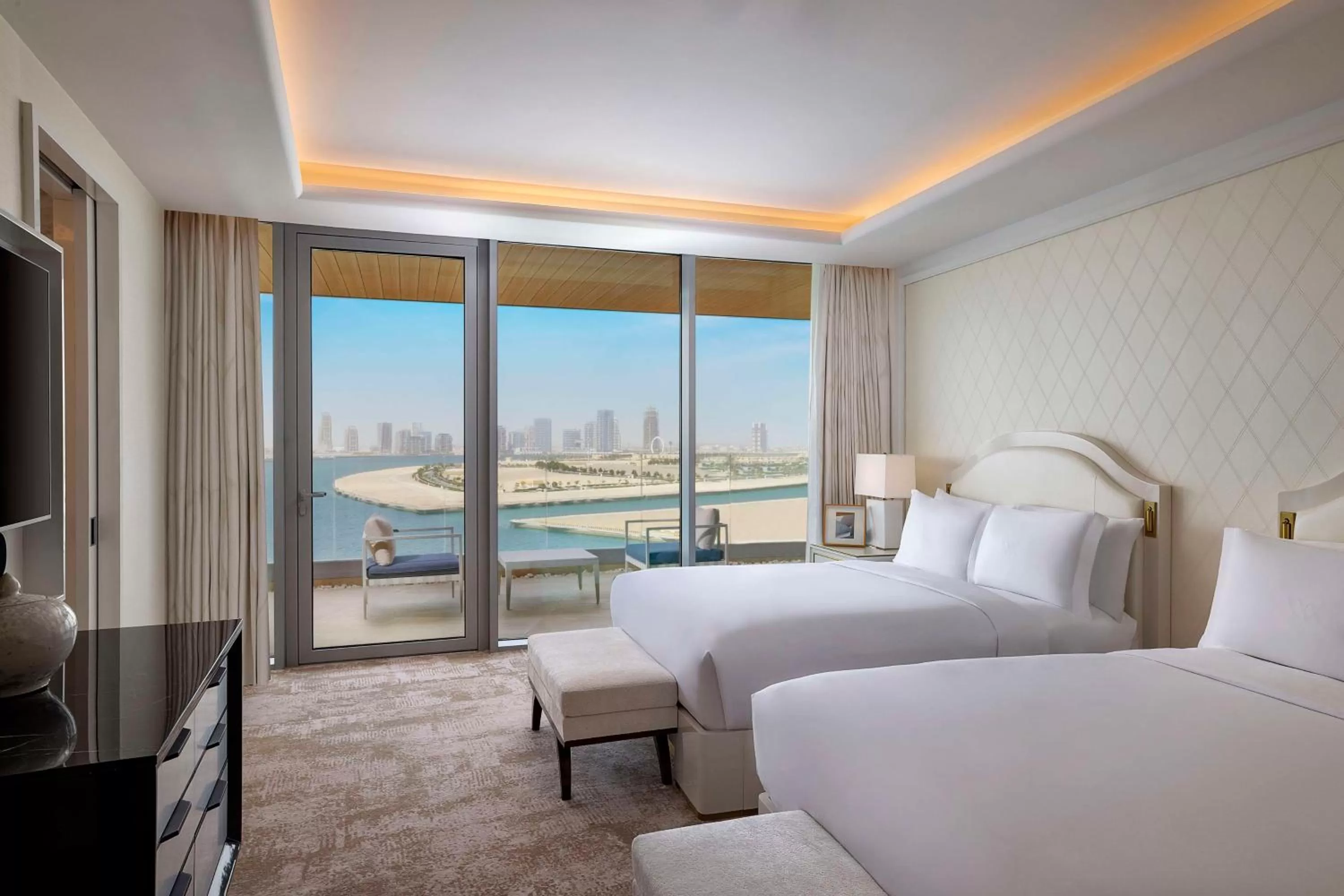 Bed in Waldorf Astoria Doha Lusail