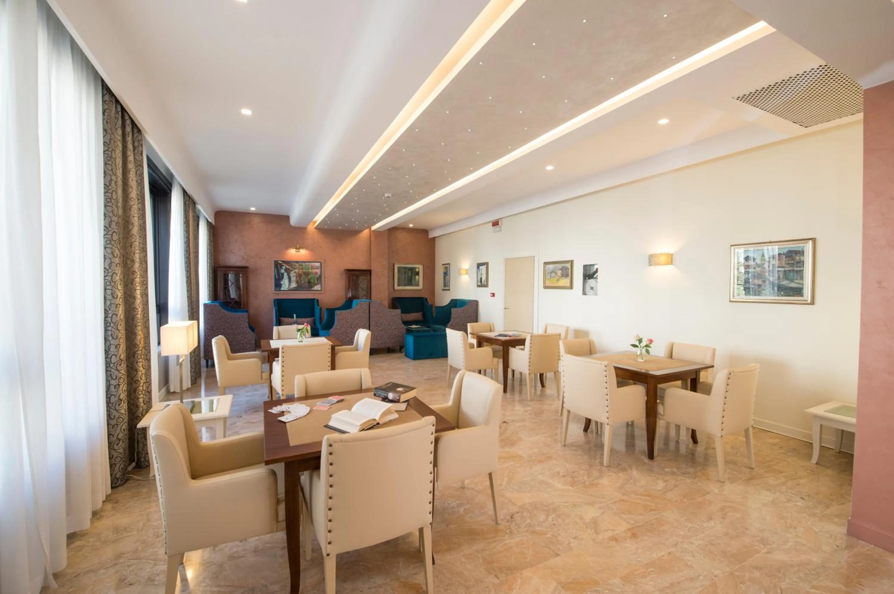 Lobby or reception in Hotel Terme Milano