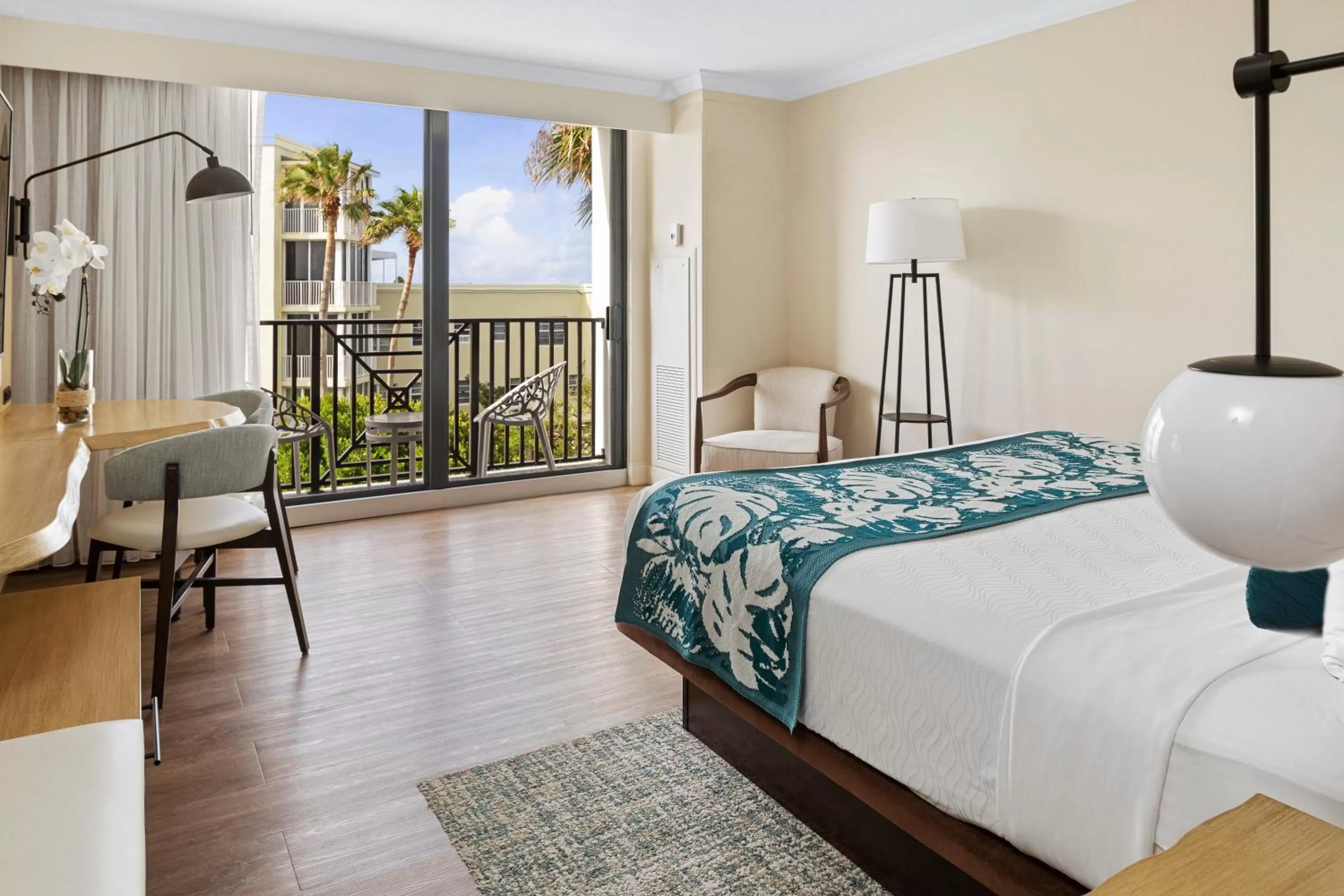 Bed in Opal Grand Oceanfront Resort & Spa