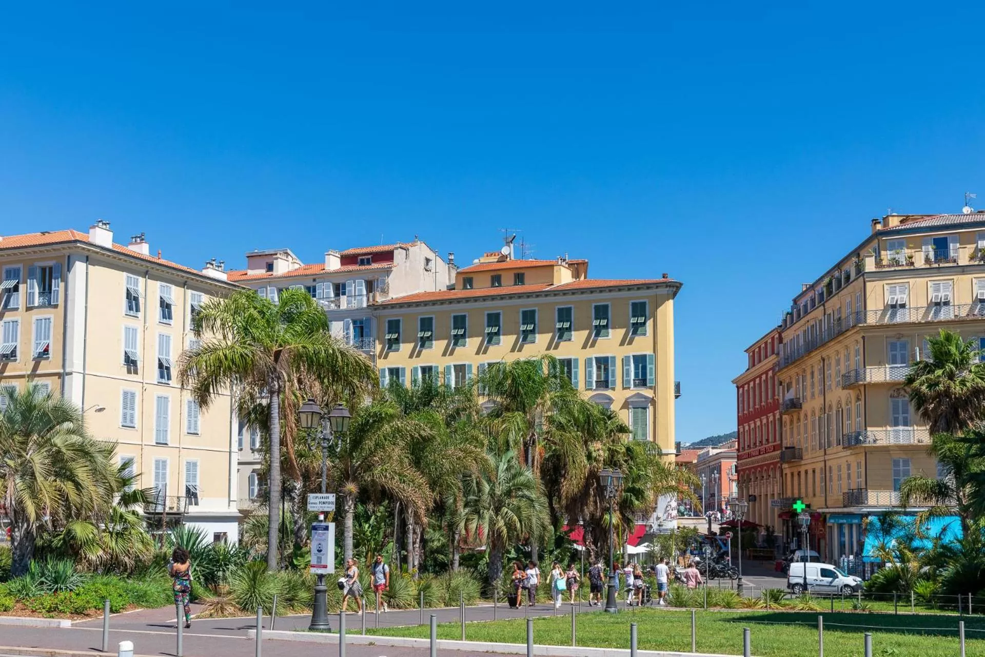 Bird's eye view in Hotel Beau Rivage