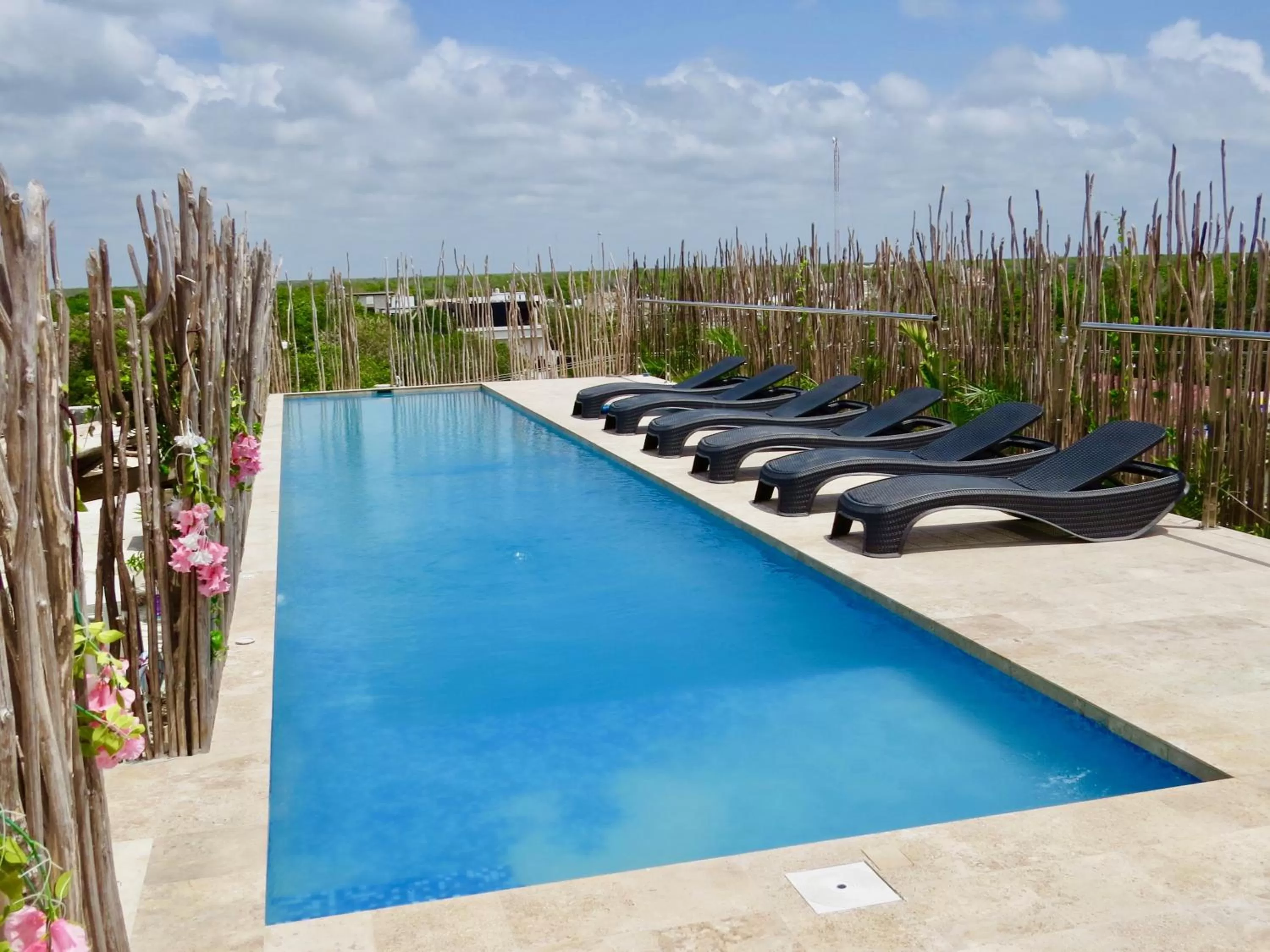 Pool view in Hotel CARPE DIEM Tulum by Nah Hotels