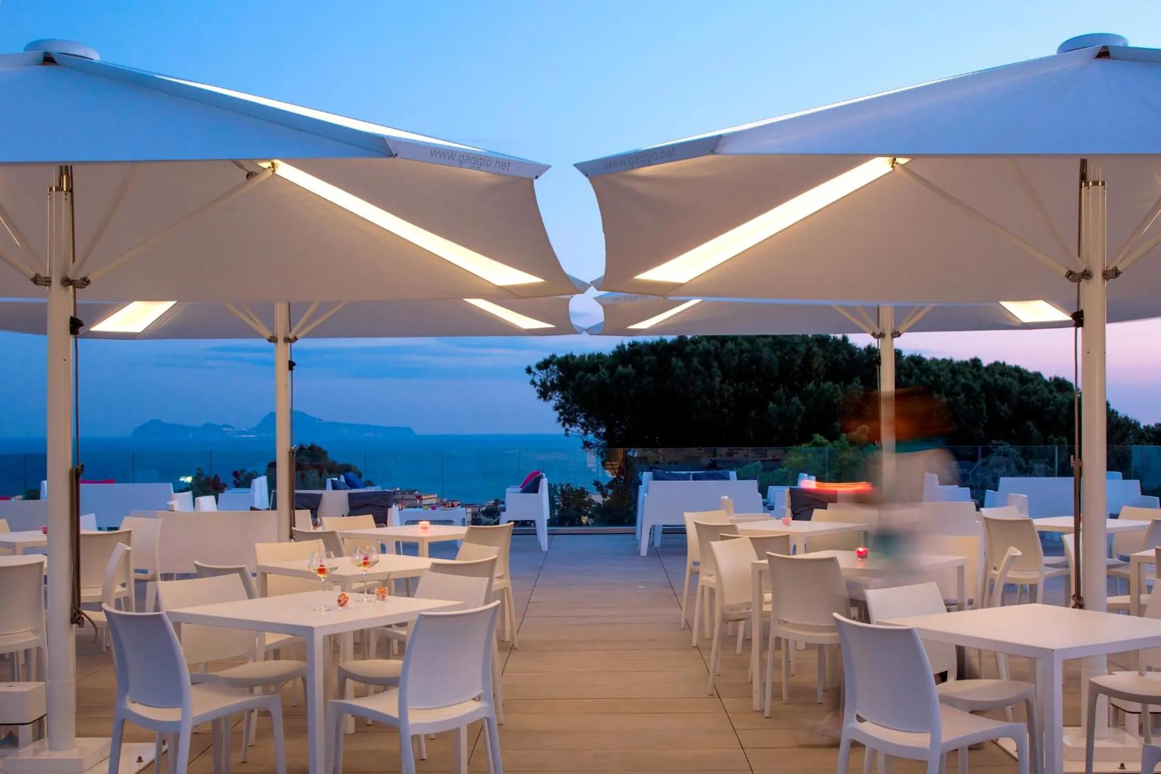 Patio in Hotel Marad