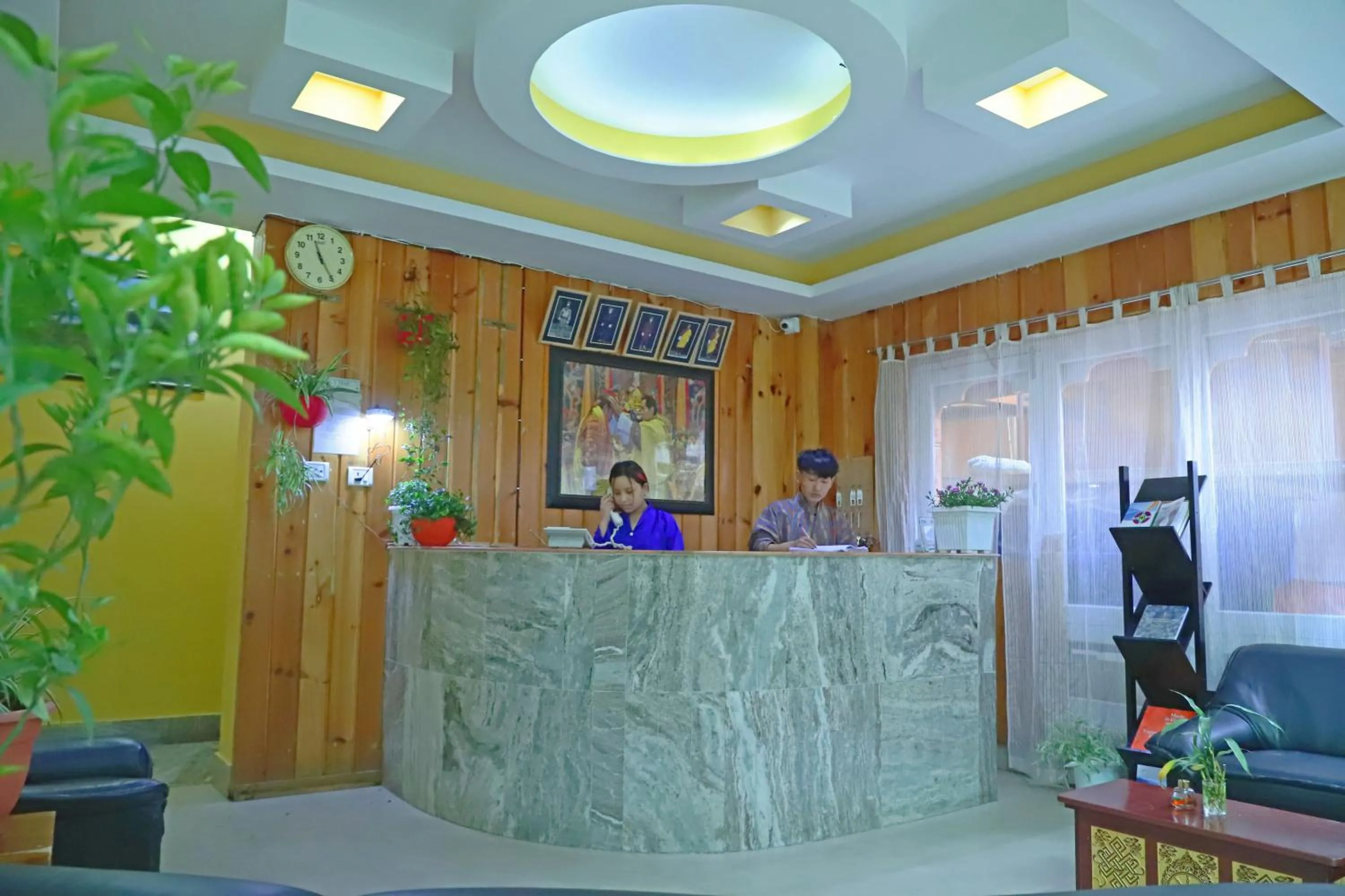 Lobby or reception in Hotel Thimphu City