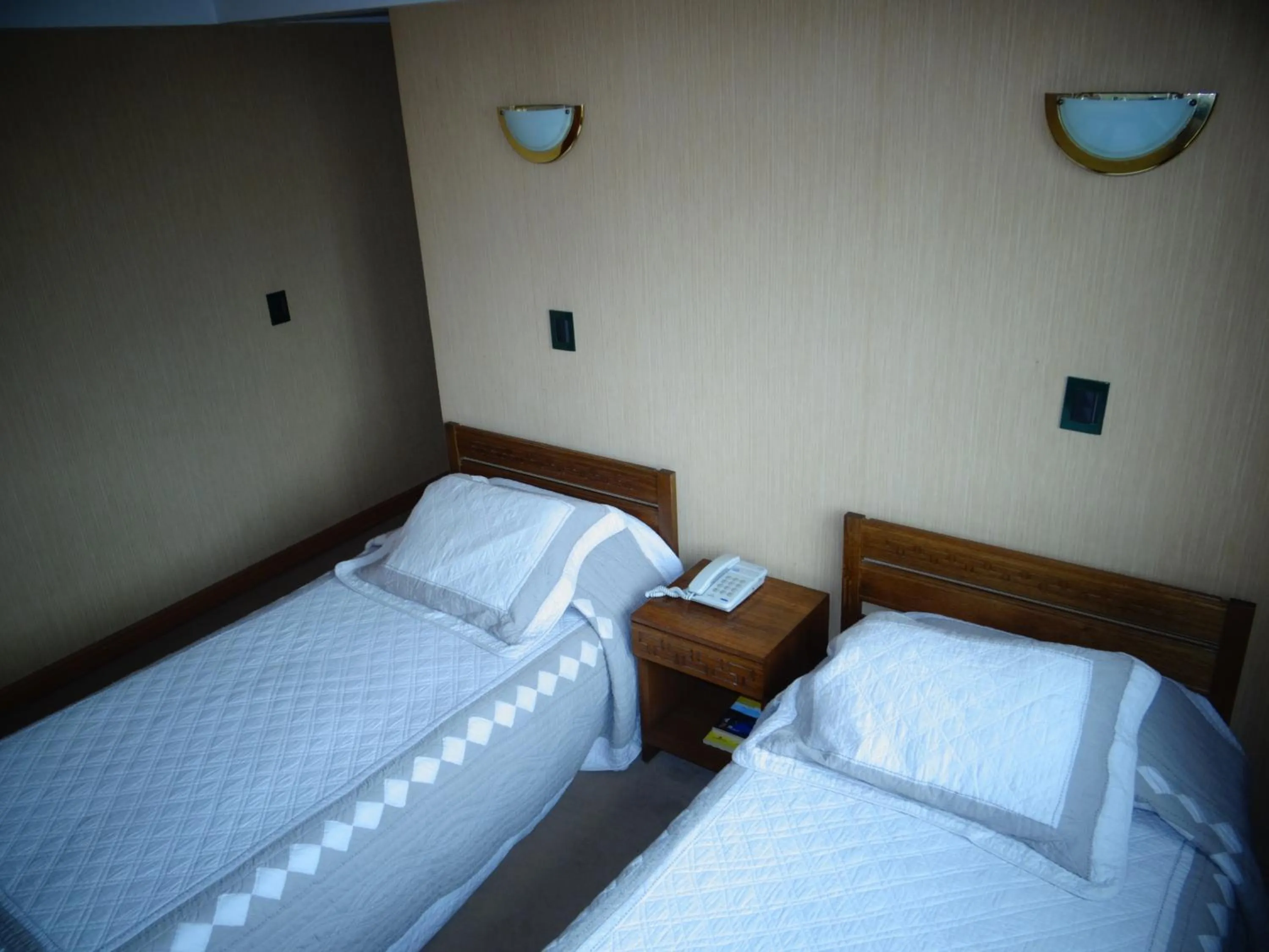 Bed in Hotel Antupiren