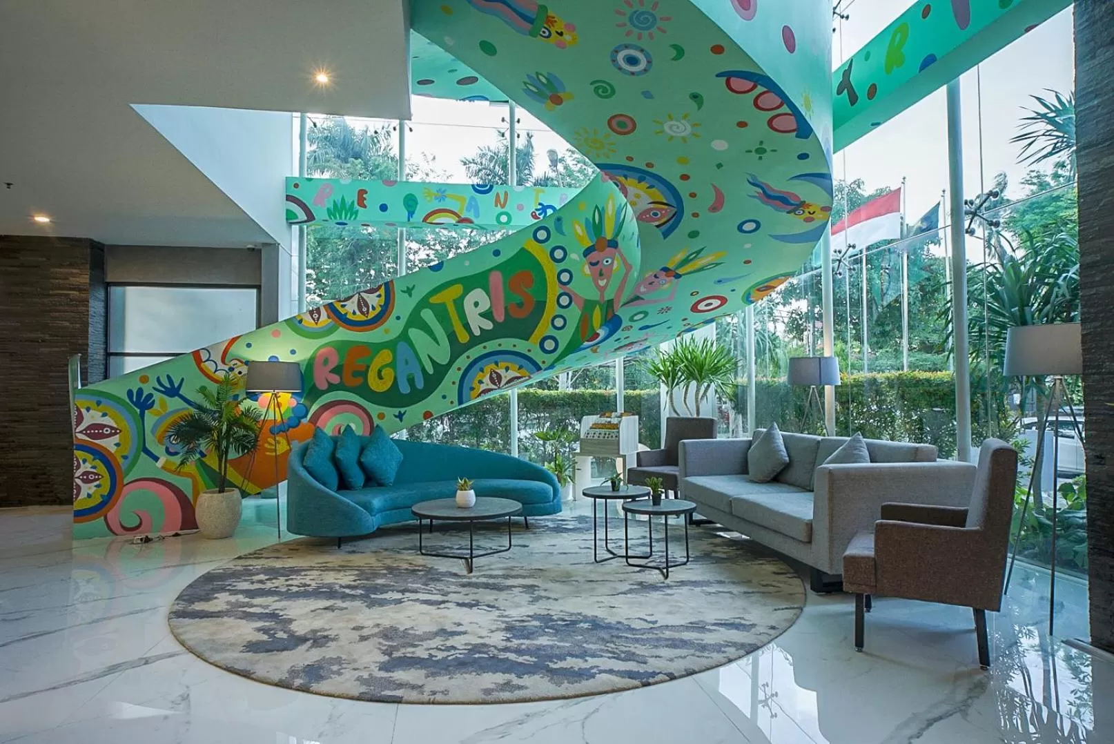 Lobby or reception in Regantris Surabaya
