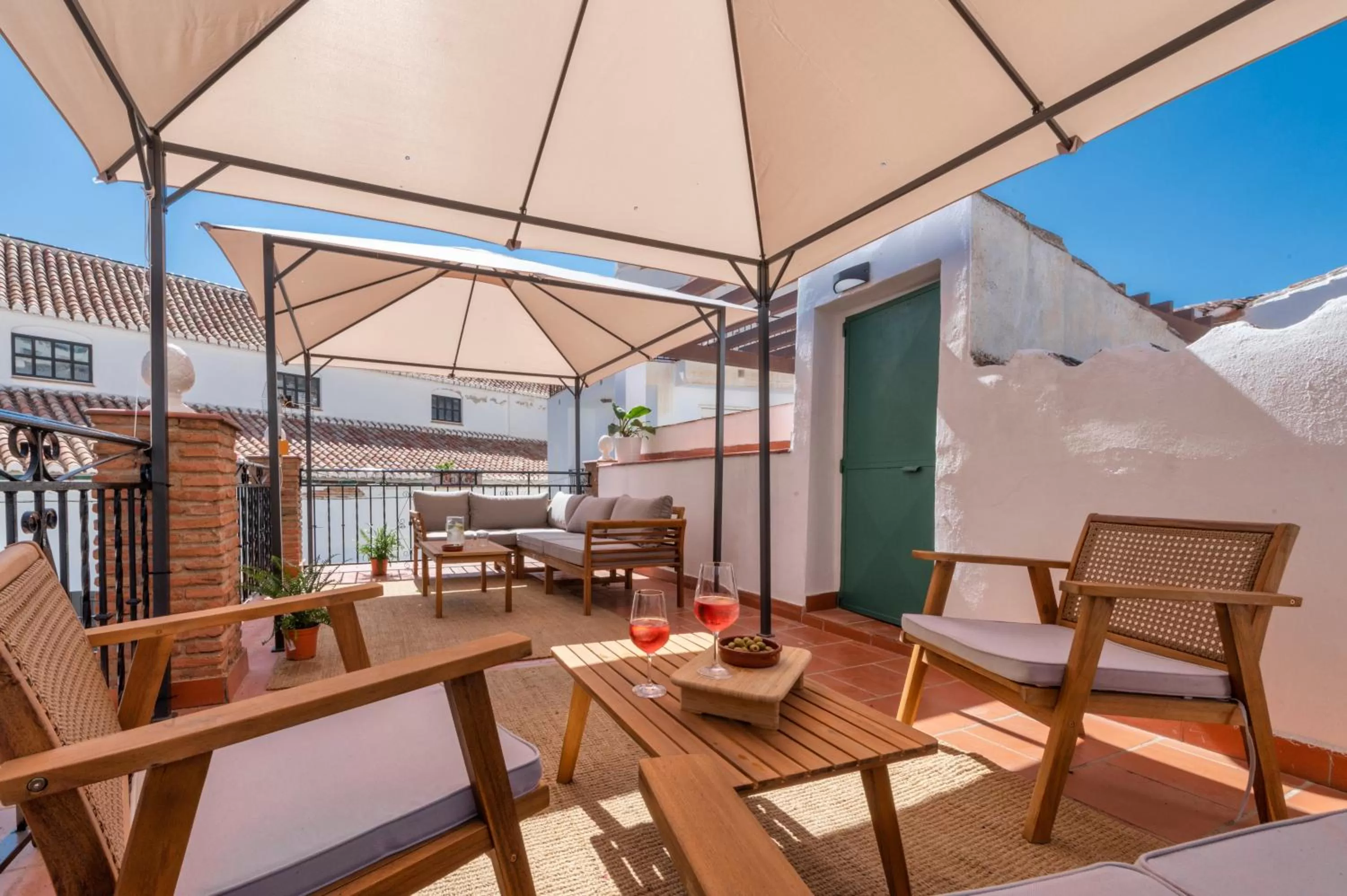 Patio in Encanto Guesthouse